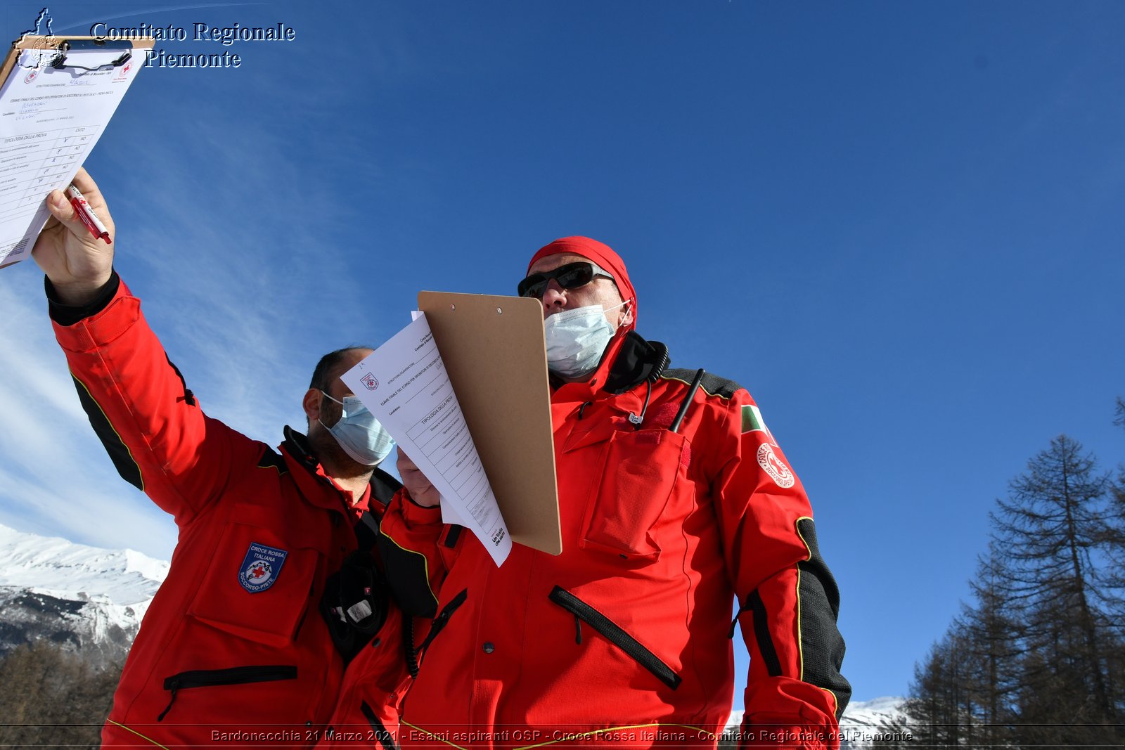 Bardonecchia 21 Marzo 2021 - Esami aspiranti OSP - Croce Rossa Italiana - Comitato Regionale del Piemonte