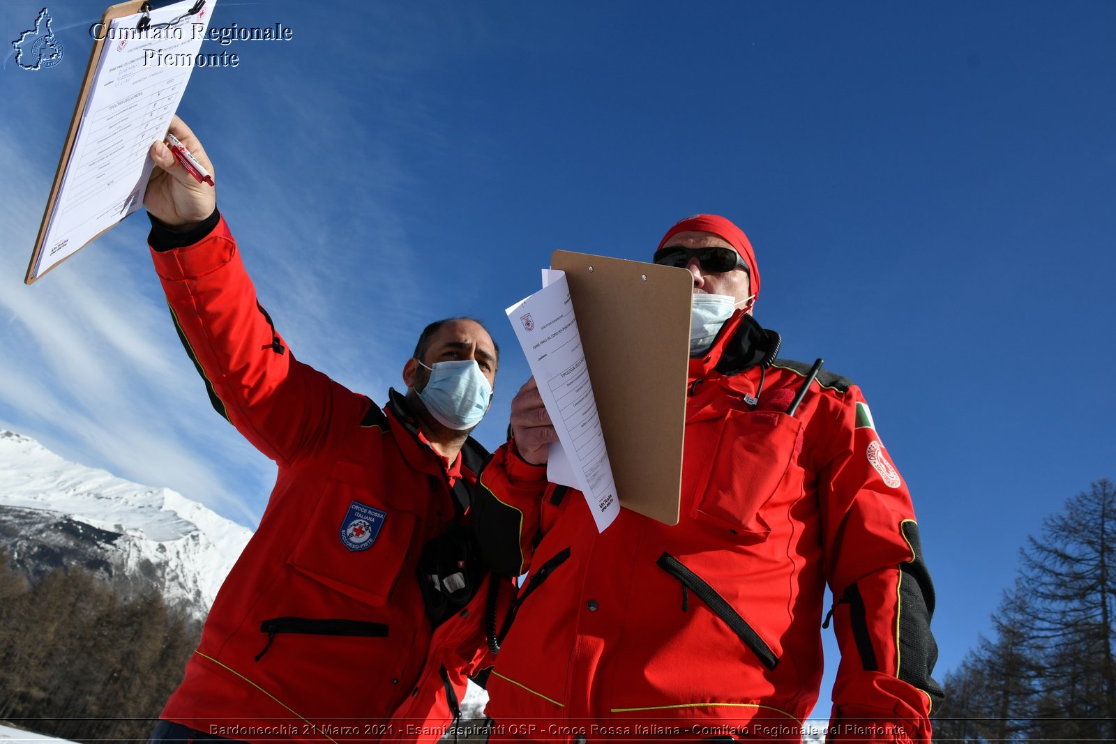 Bardonecchia 21 Marzo 2021 - Esami aspiranti OSP - Croce Rossa Italiana - Comitato Regionale del Piemonte