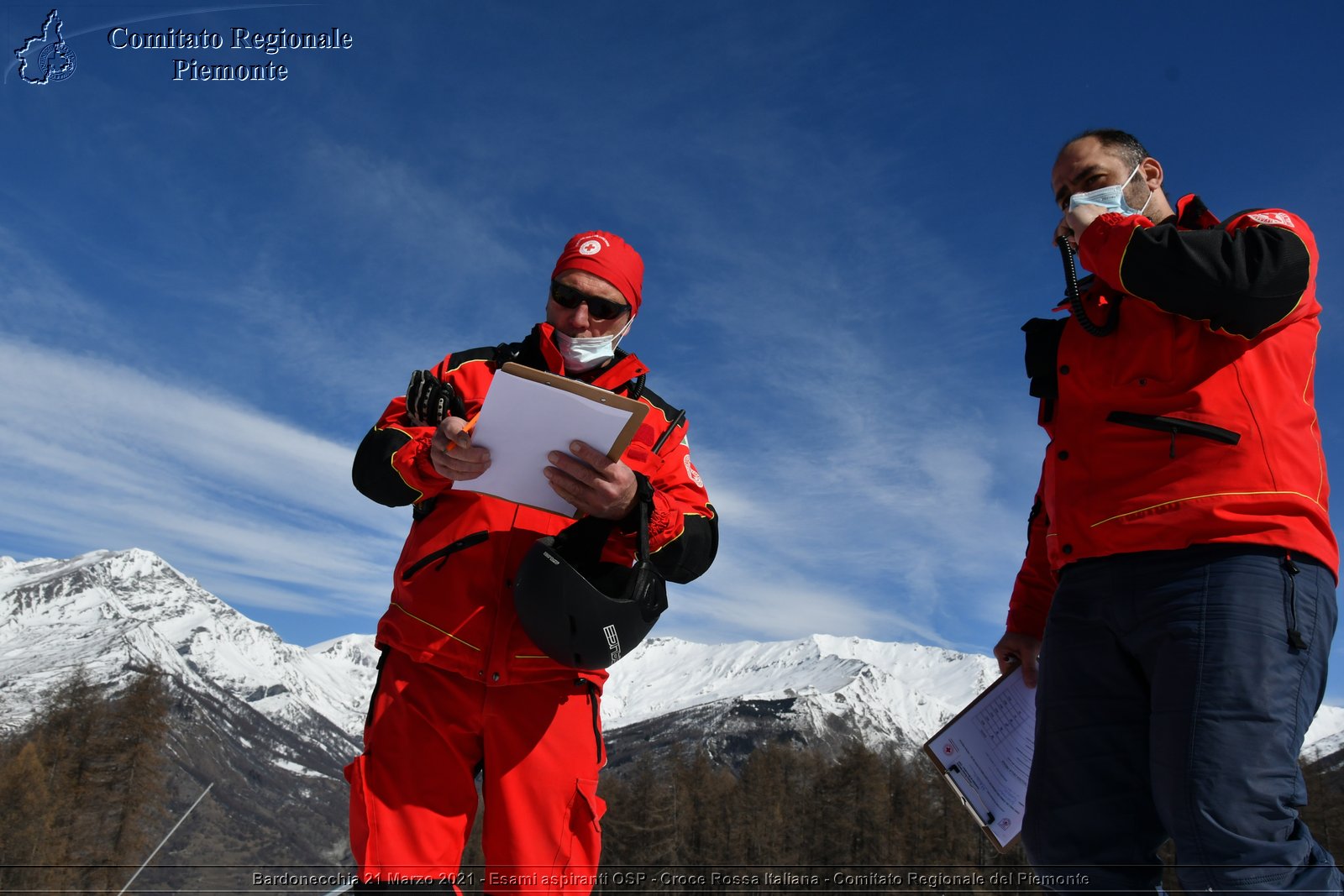 Bardonecchia 21 Marzo 2021 - Esami aspiranti OSP - Croce Rossa Italiana - Comitato Regionale del Piemonte