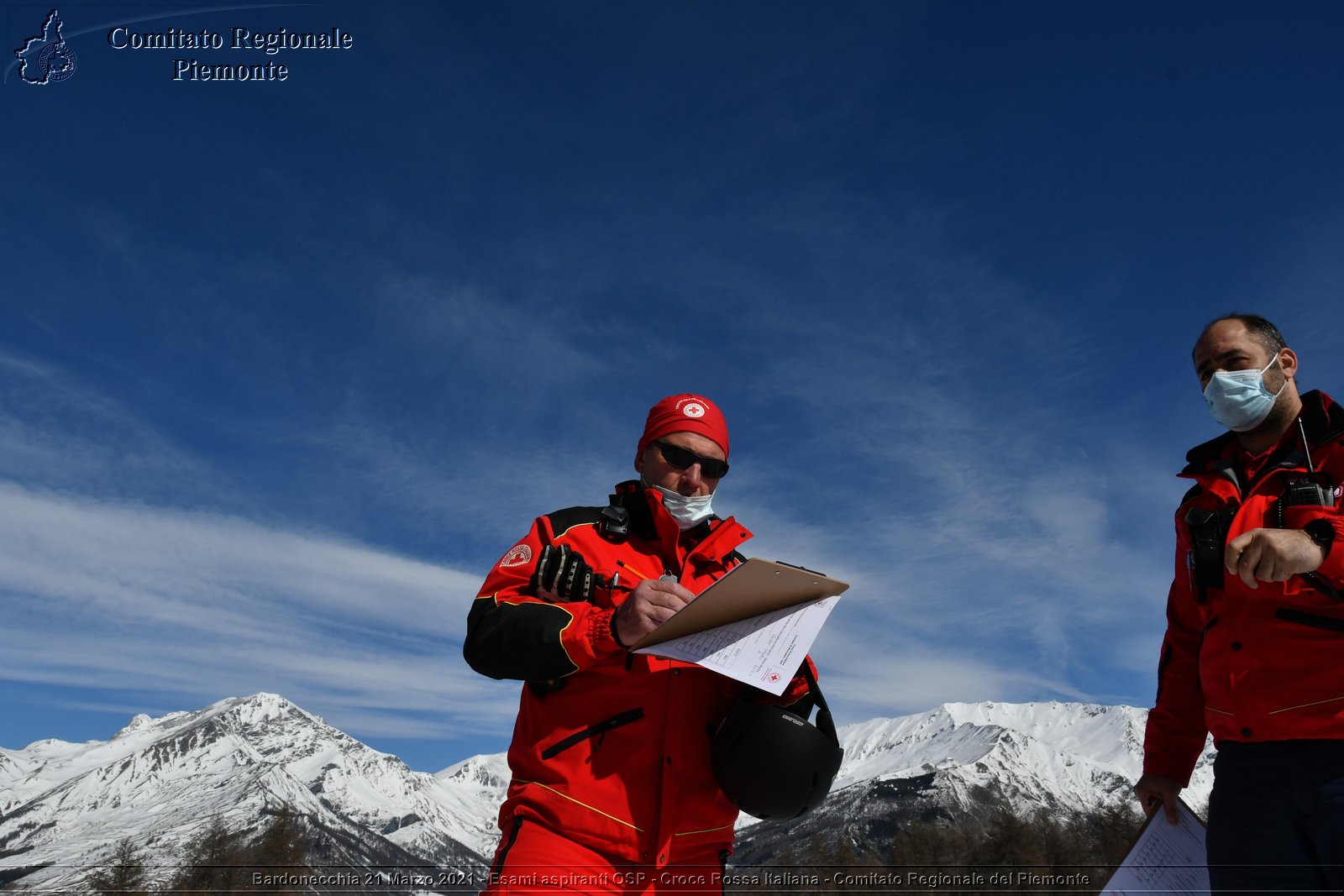 Bardonecchia 21 Marzo 2021 - Esami aspiranti OSP - Croce Rossa Italiana - Comitato Regionale del Piemonte