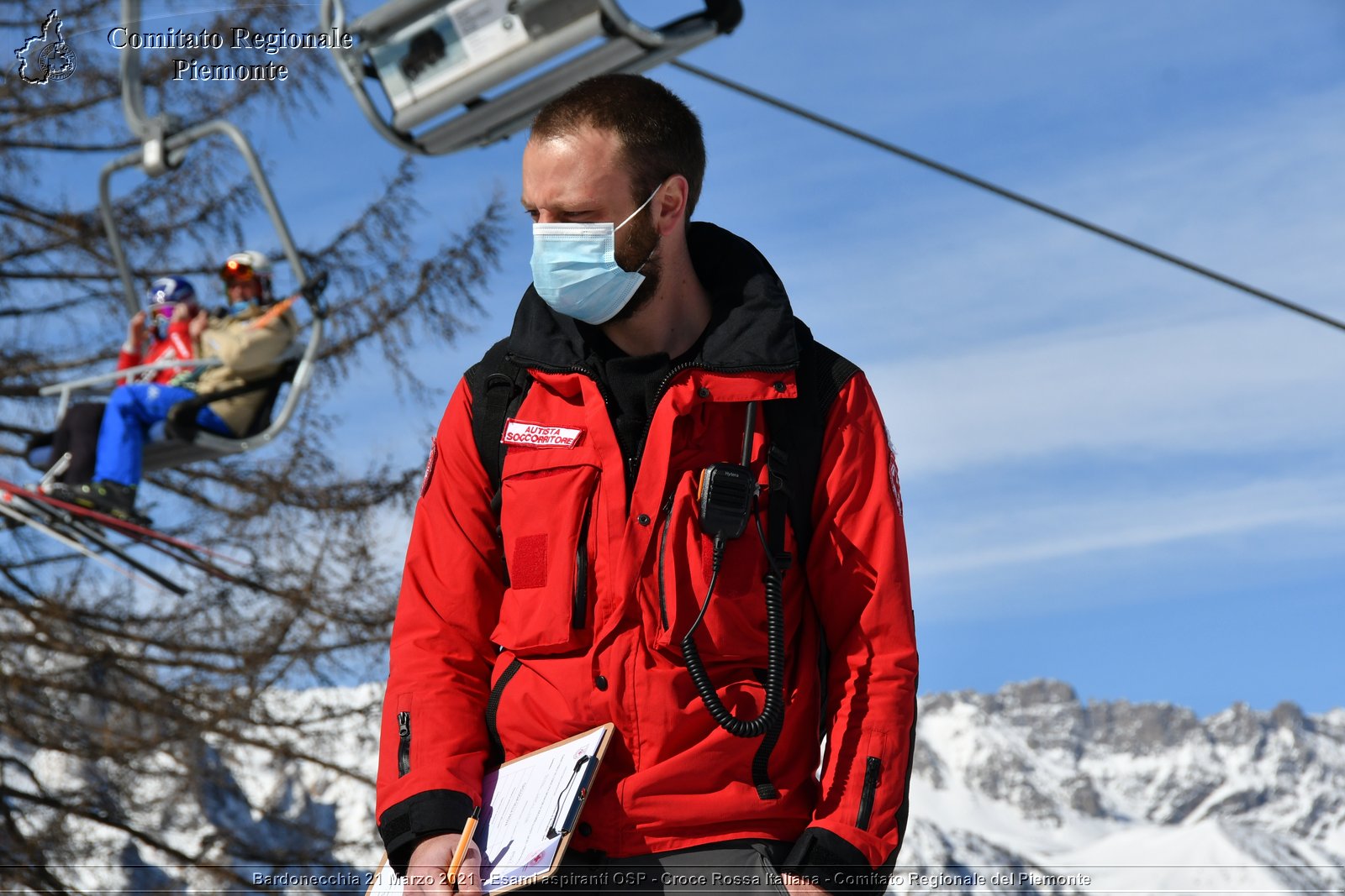 Bardonecchia 21 Marzo 2021 - Esami aspiranti OSP - Croce Rossa Italiana - Comitato Regionale del Piemonte