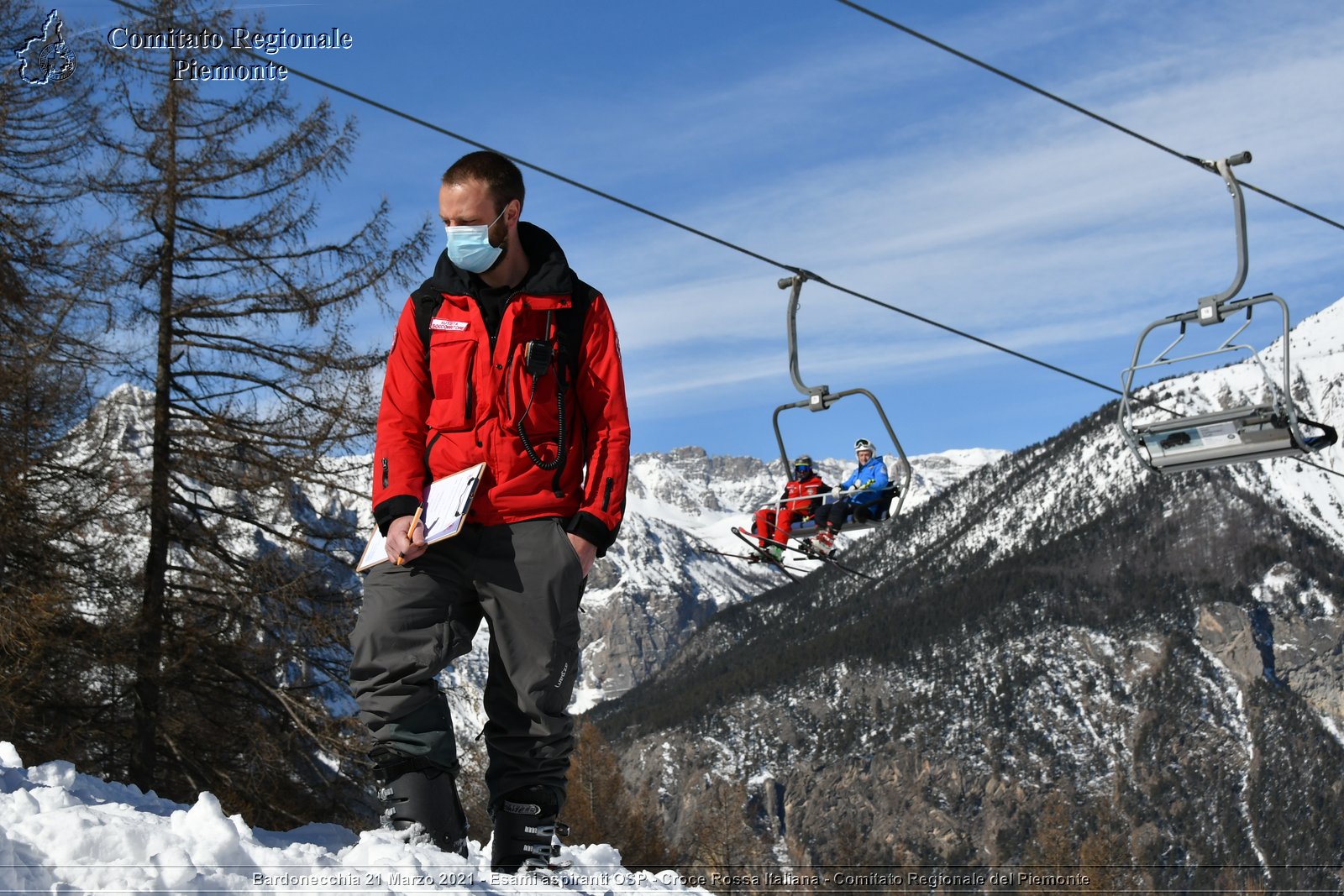 Bardonecchia 21 Marzo 2021 - Esami aspiranti OSP - Croce Rossa Italiana - Comitato Regionale del Piemonte