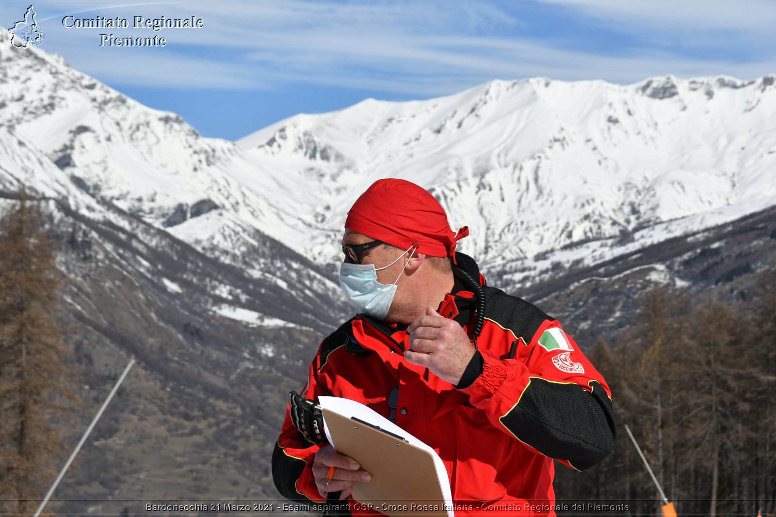 Bardonecchia 21 Marzo 2021 - Esami aspiranti OSP - Croce Rossa Italiana - Comitato Regionale del Piemonte