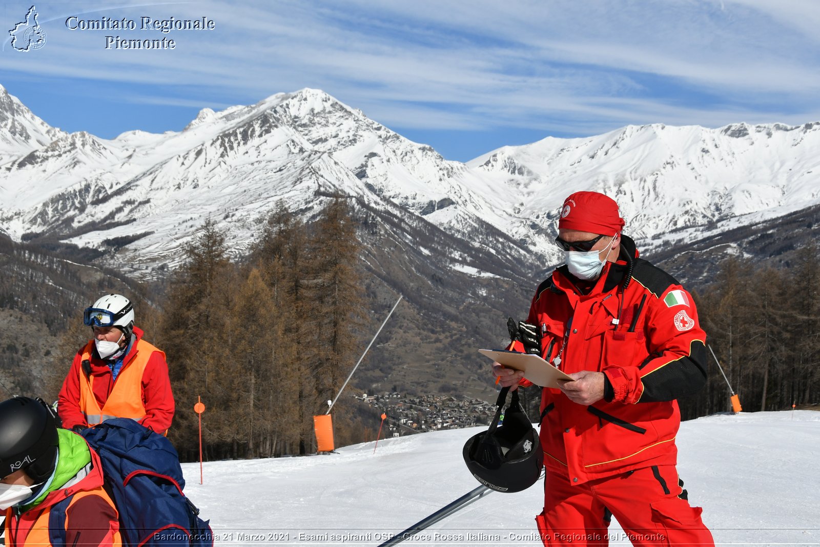 Bardonecchia 21 Marzo 2021 - Esami aspiranti OSP - Croce Rossa Italiana - Comitato Regionale del Piemonte