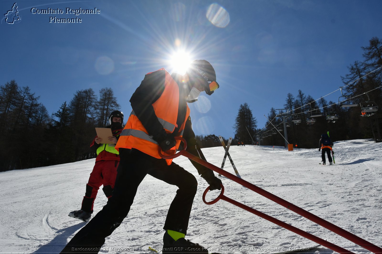 Bardonecchia 21 Marzo 2021 - Esami aspiranti OSP - Croce Rossa Italiana - Comitato Regionale del Piemonte