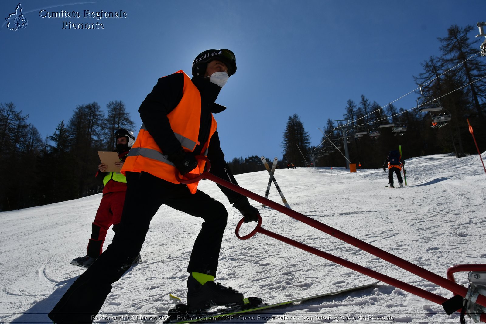 Bardonecchia 21 Marzo 2021 - Esami aspiranti OSP - Croce Rossa Italiana - Comitato Regionale del Piemonte