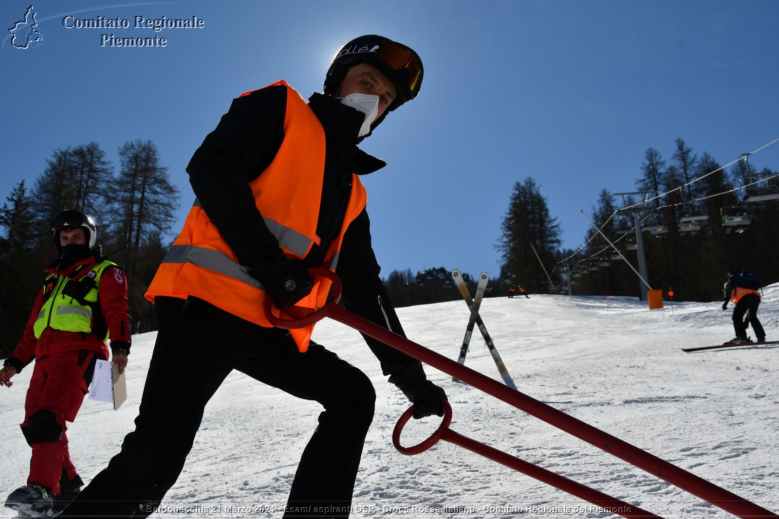 Bardonecchia 21 Marzo 2021 - Esami aspiranti OSP - Croce Rossa Italiana - Comitato Regionale del Piemonte