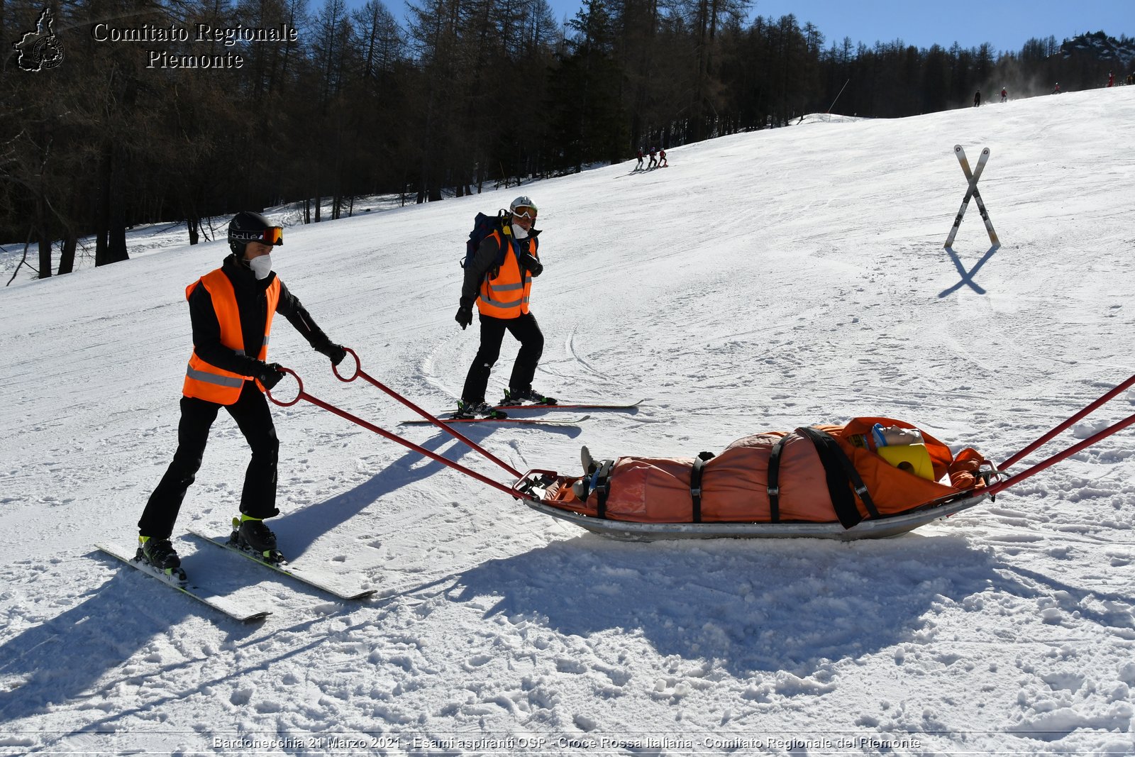 Bardonecchia 21 Marzo 2021 - Esami aspiranti OSP - Croce Rossa Italiana - Comitato Regionale del Piemonte