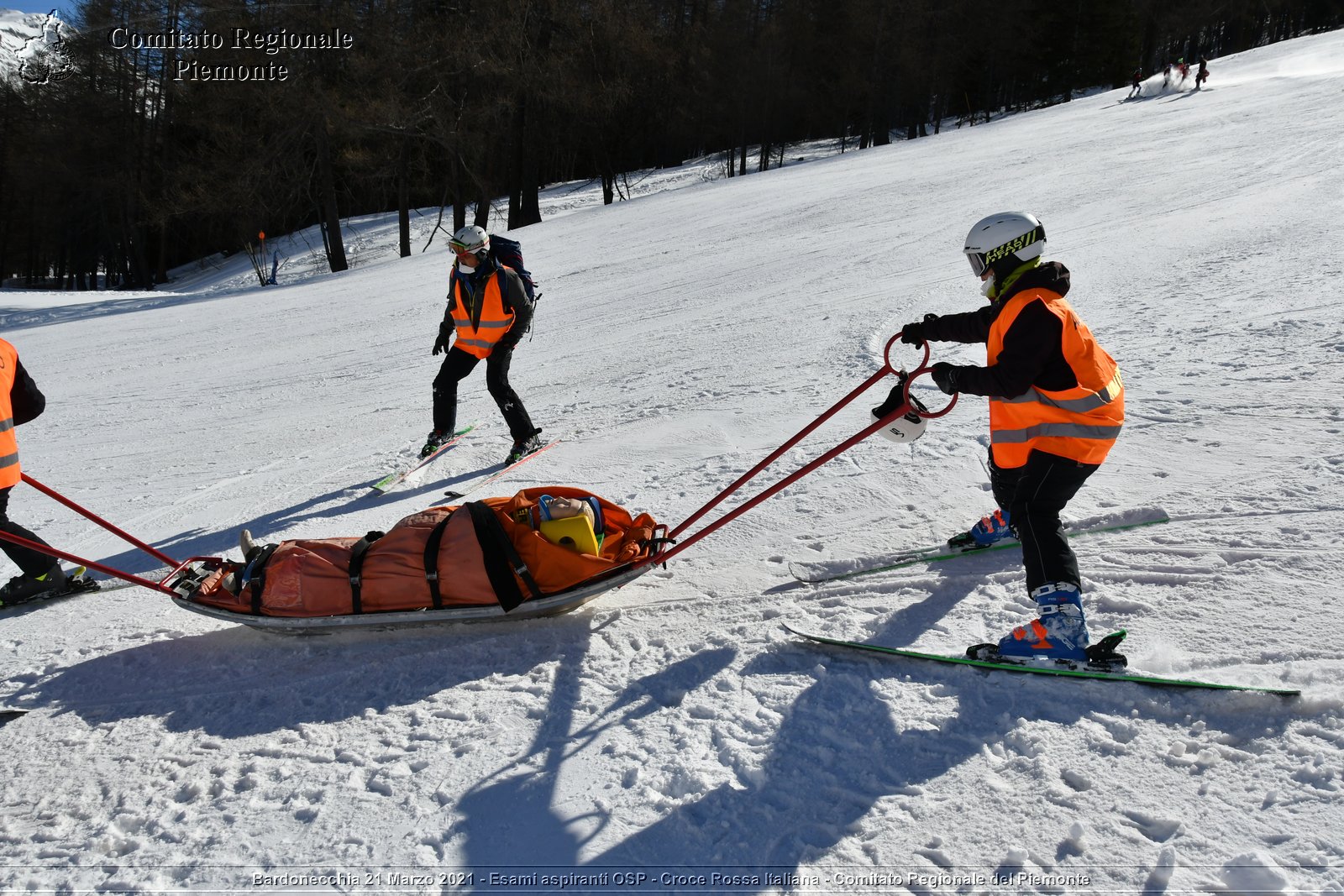 Bardonecchia 21 Marzo 2021 - Esami aspiranti OSP - Croce Rossa Italiana - Comitato Regionale del Piemonte