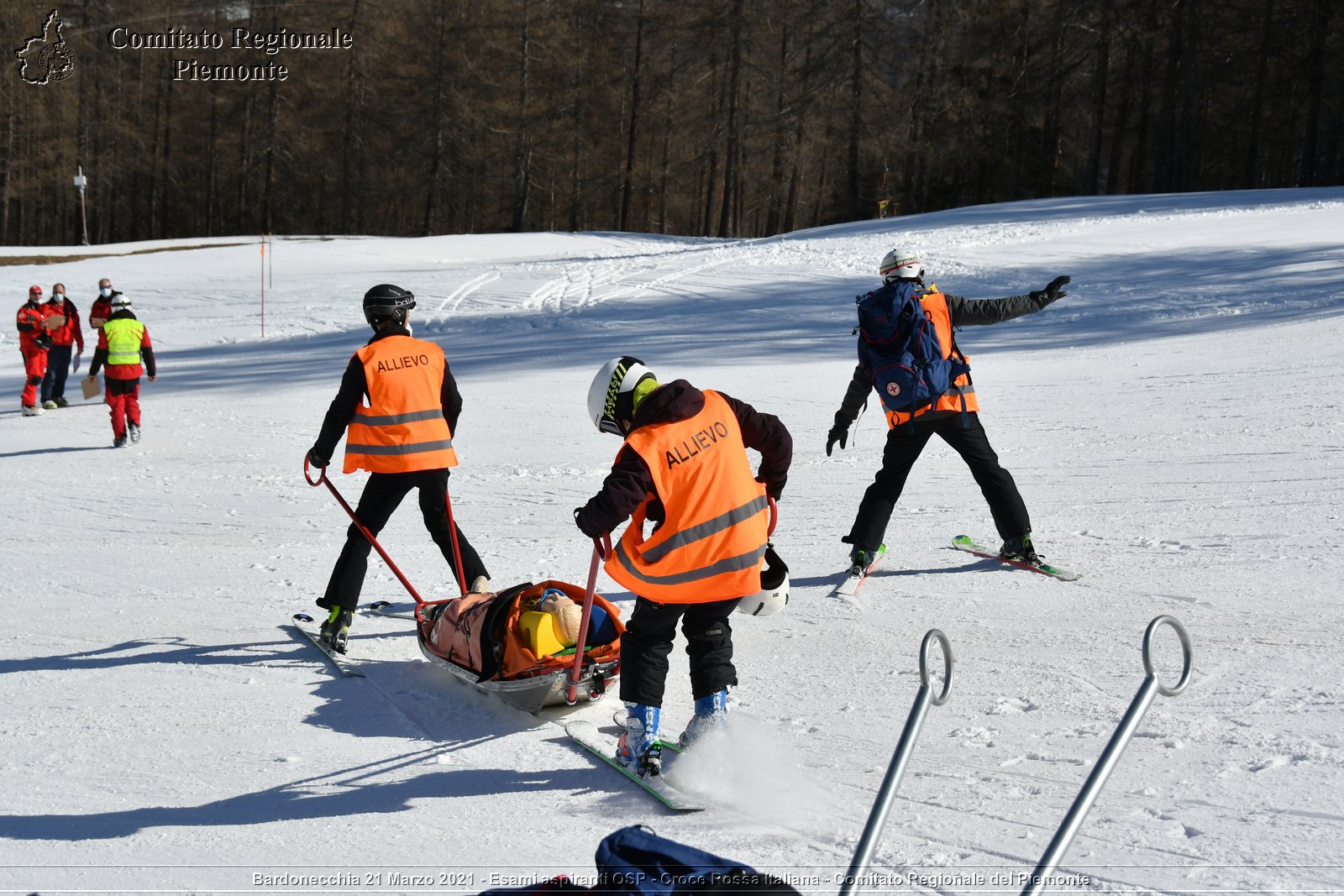 Bardonecchia 21 Marzo 2021 - Esami aspiranti OSP - Croce Rossa Italiana - Comitato Regionale del Piemonte