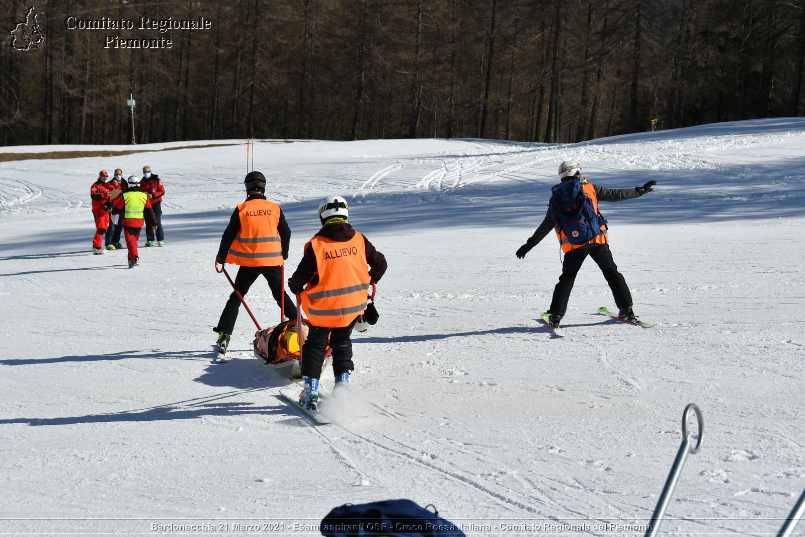 Bardonecchia 21 Marzo 2021 - Esami aspiranti OSP - Croce Rossa Italiana - Comitato Regionale del Piemonte