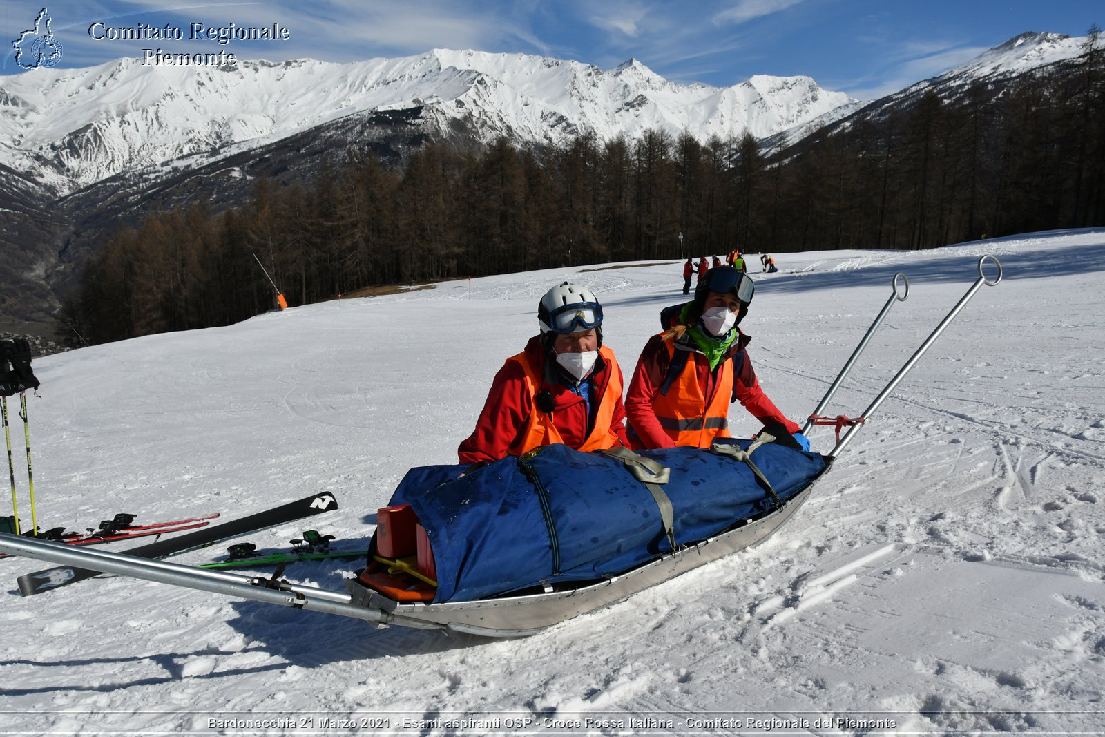 Bardonecchia 21 Marzo 2021 - Esami aspiranti OSP - Croce Rossa Italiana - Comitato Regionale del Piemonte