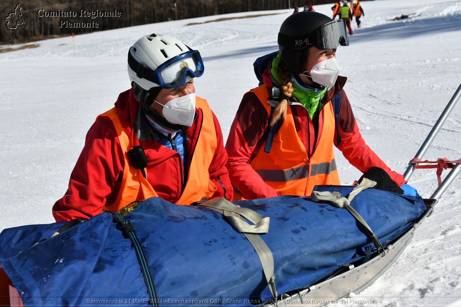 Bardonecchia 21 Marzo 2021 - Esami aspiranti OSP - Croce Rossa Italiana - Comitato Regionale del Piemonte