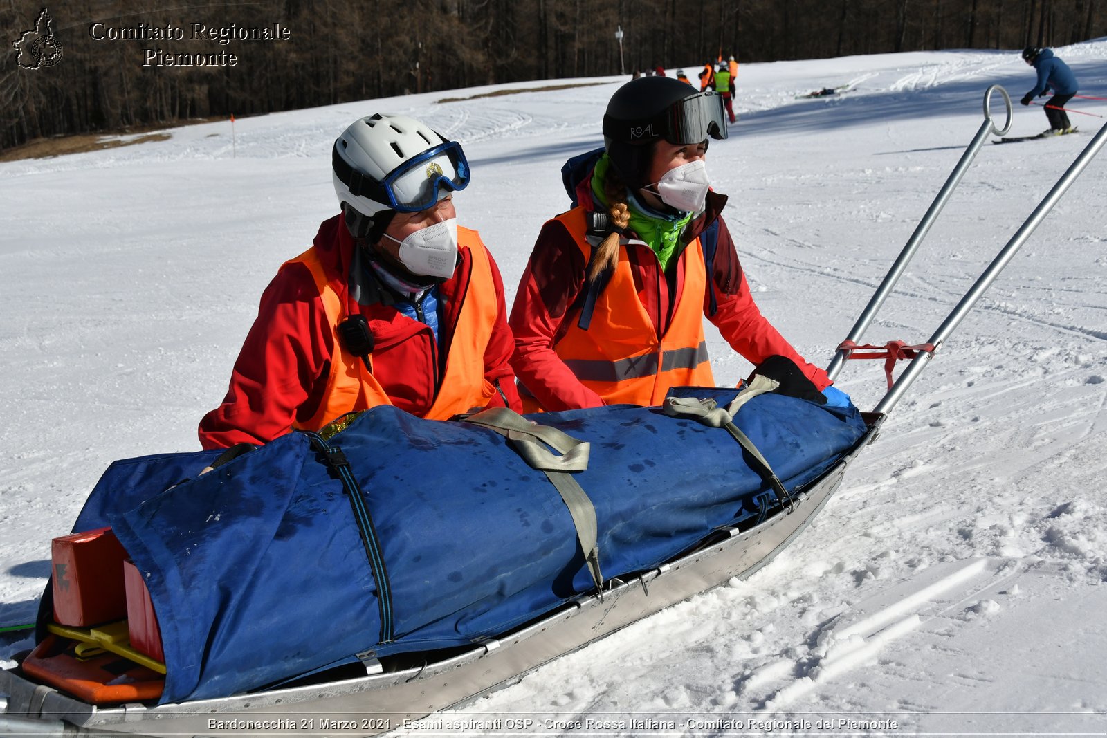 Bardonecchia 21 Marzo 2021 - Esami aspiranti OSP - Croce Rossa Italiana - Comitato Regionale del Piemonte