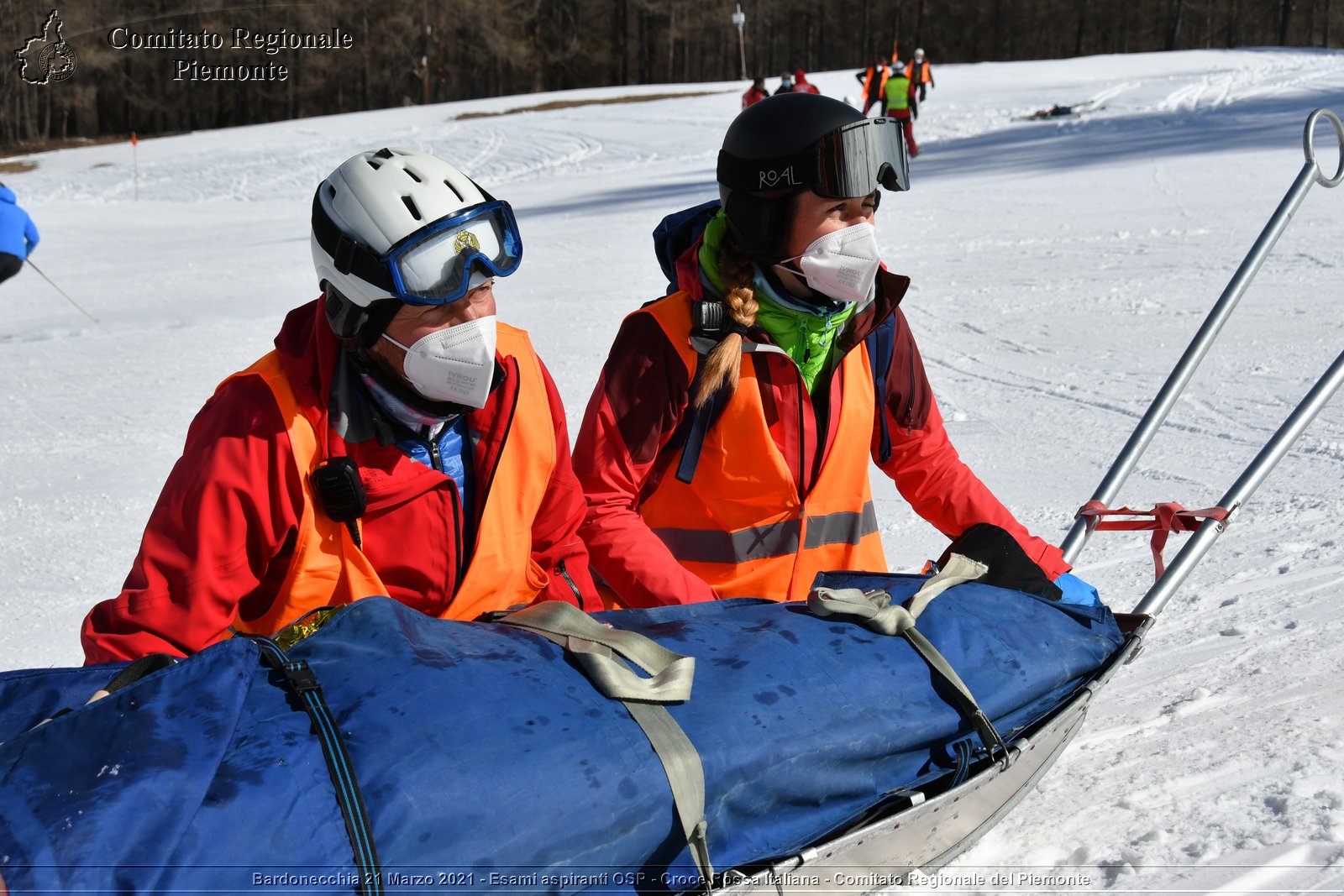 Bardonecchia 21 Marzo 2021 - Esami aspiranti OSP - Croce Rossa Italiana - Comitato Regionale del Piemonte