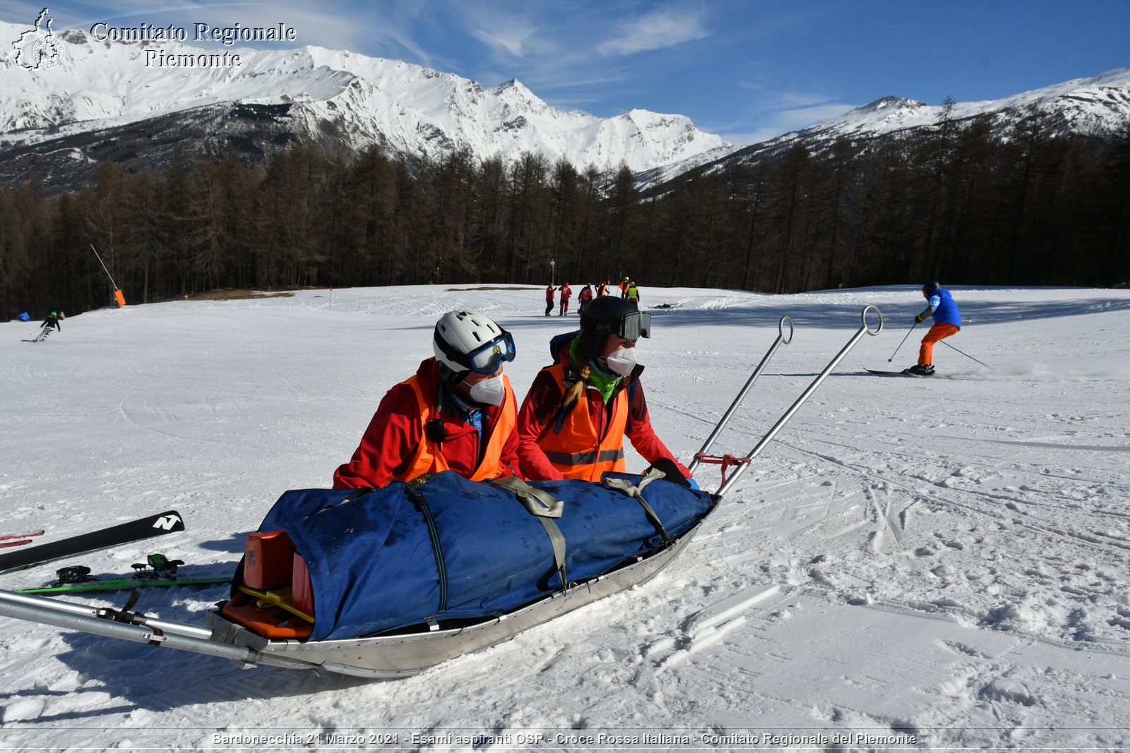 Bardonecchia 21 Marzo 2021 - Esami aspiranti OSP - Croce Rossa Italiana - Comitato Regionale del Piemonte