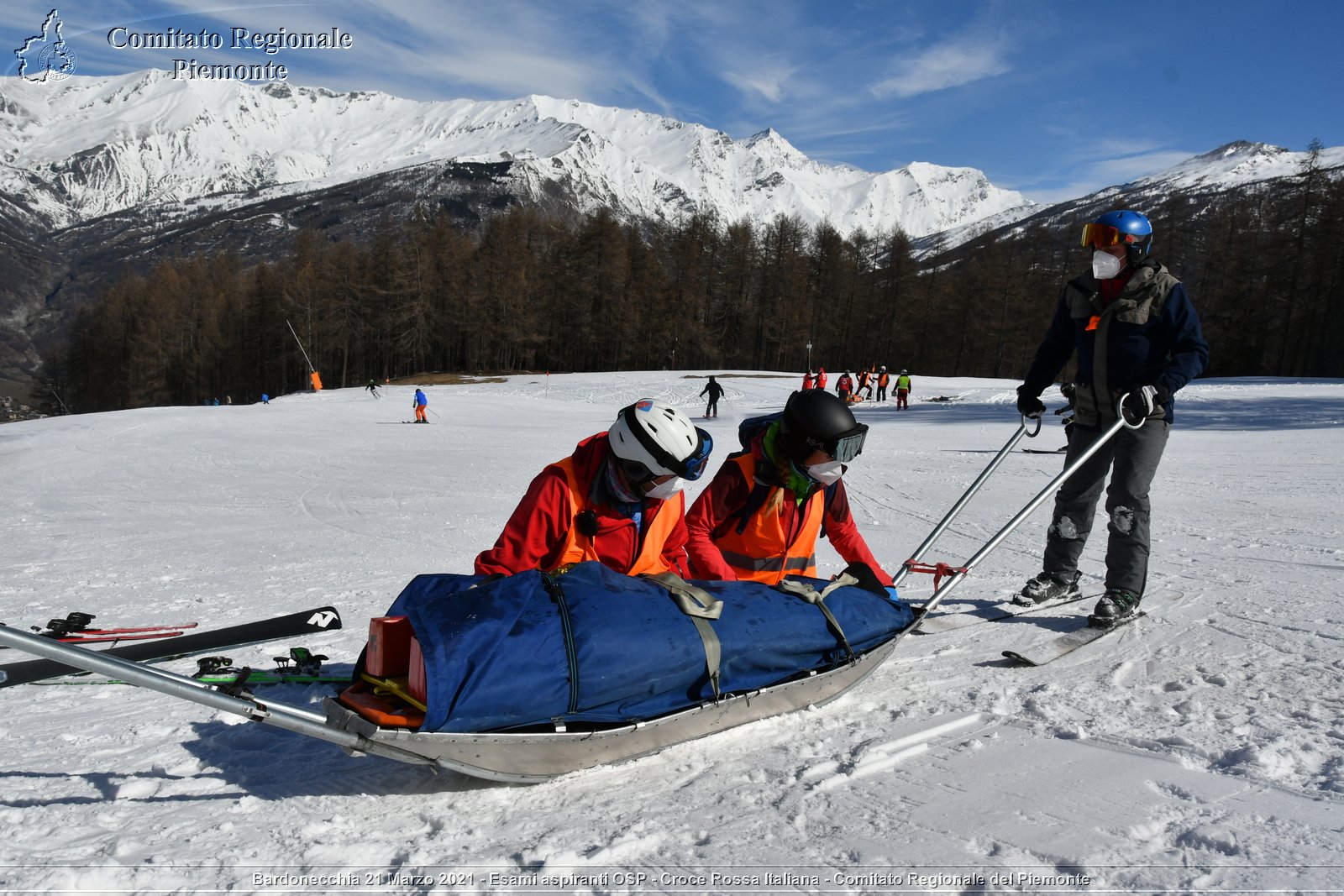 Bardonecchia 21 Marzo 2021 - Esami aspiranti OSP - Croce Rossa Italiana - Comitato Regionale del Piemonte