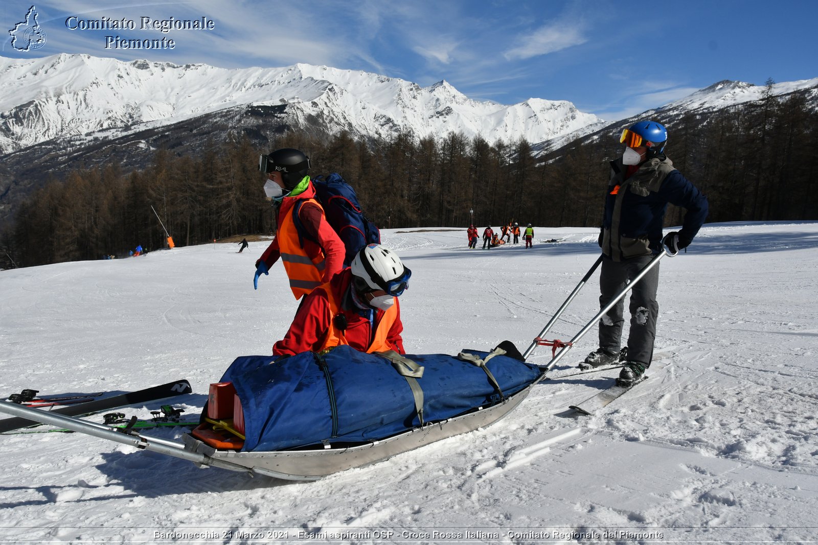 Bardonecchia 21 Marzo 2021 - Esami aspiranti OSP - Croce Rossa Italiana - Comitato Regionale del Piemonte