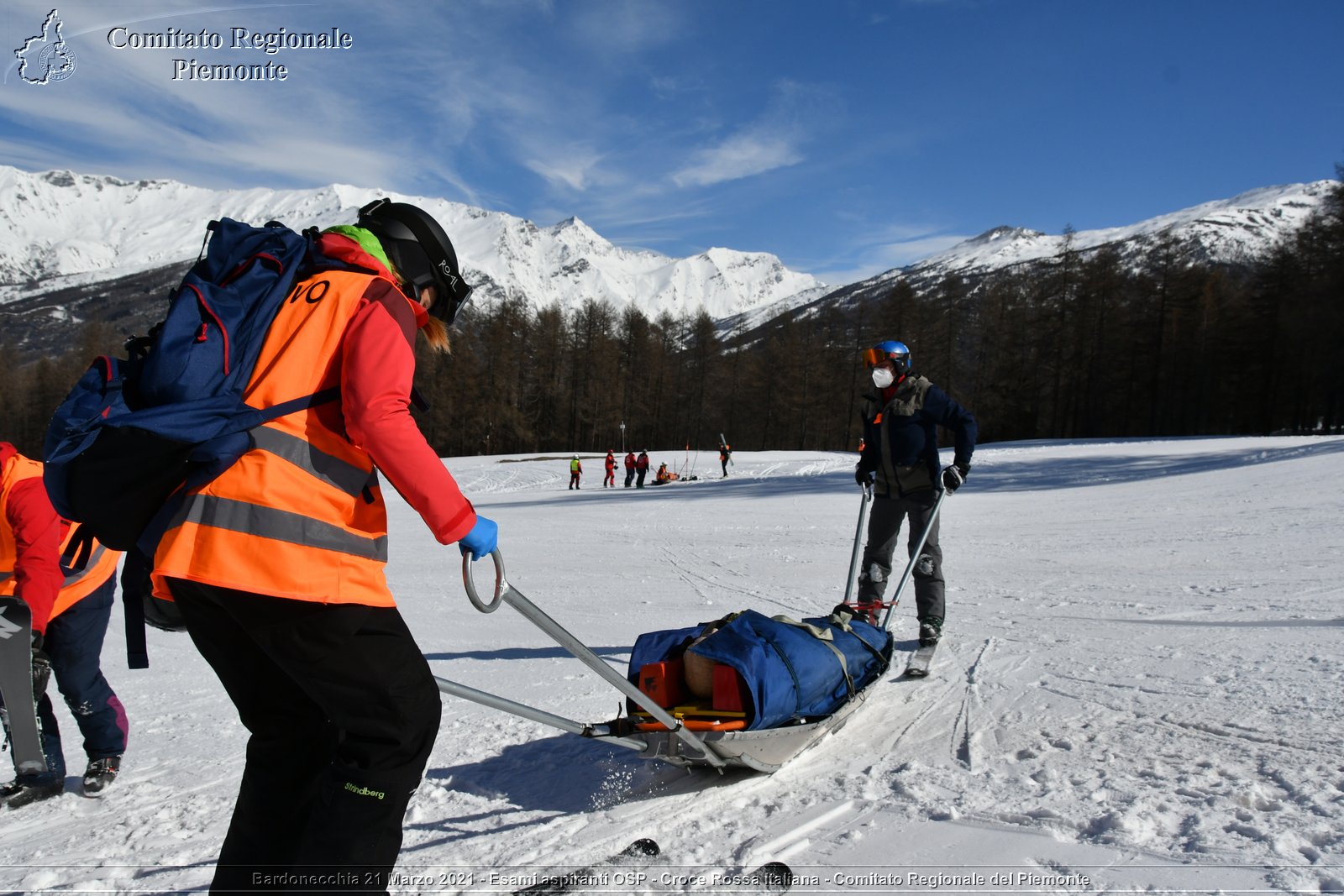 Bardonecchia 21 Marzo 2021 - Esami aspiranti OSP - Croce Rossa Italiana - Comitato Regionale del Piemonte