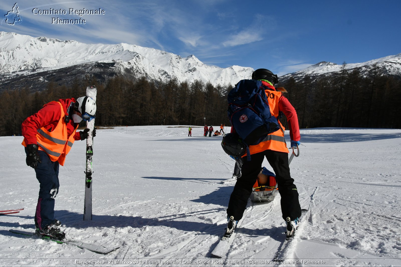 Bardonecchia 21 Marzo 2021 - Esami aspiranti OSP - Croce Rossa Italiana - Comitato Regionale del Piemonte