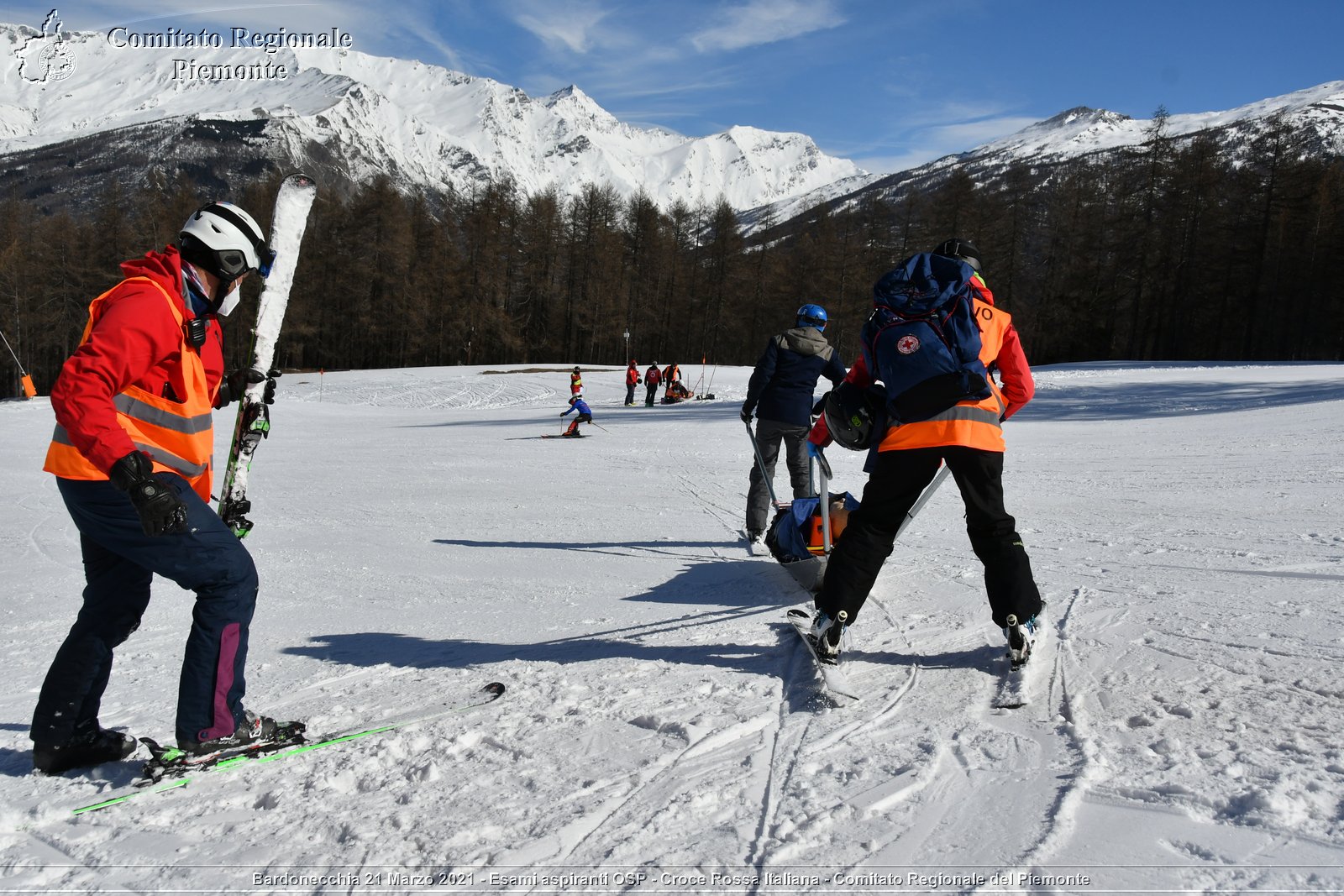 Bardonecchia 21 Marzo 2021 - Esami aspiranti OSP - Croce Rossa Italiana - Comitato Regionale del Piemonte