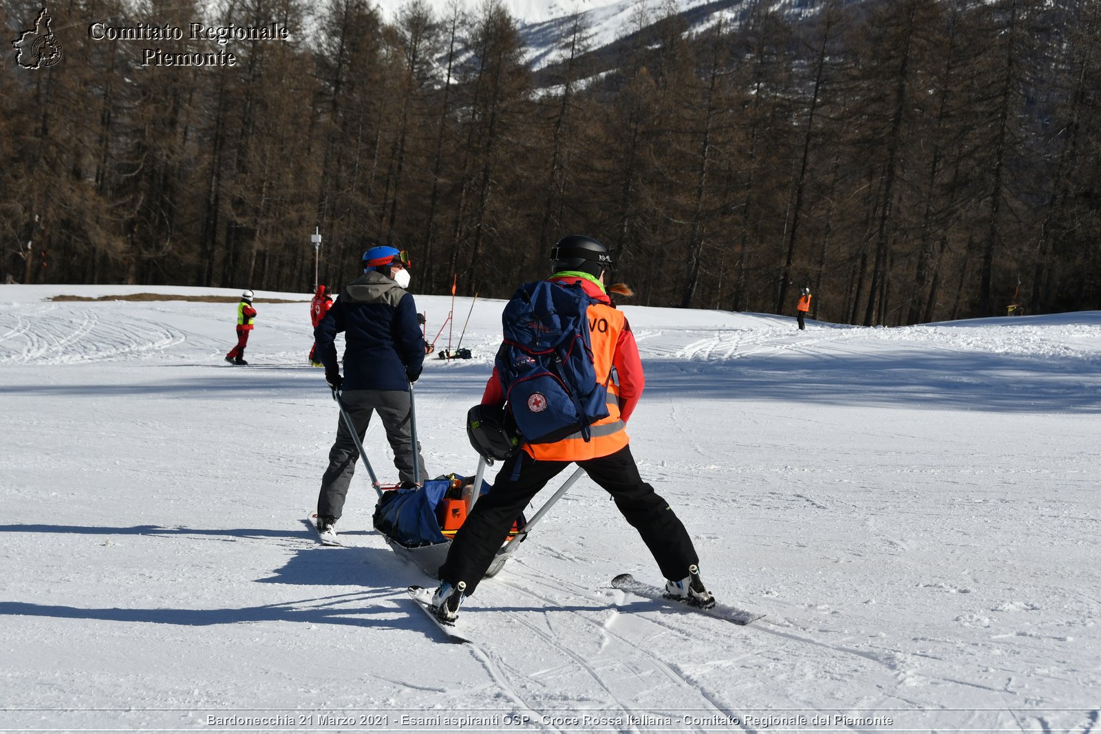 Bardonecchia 21 Marzo 2021 - Esami aspiranti OSP - Croce Rossa Italiana - Comitato Regionale del Piemonte