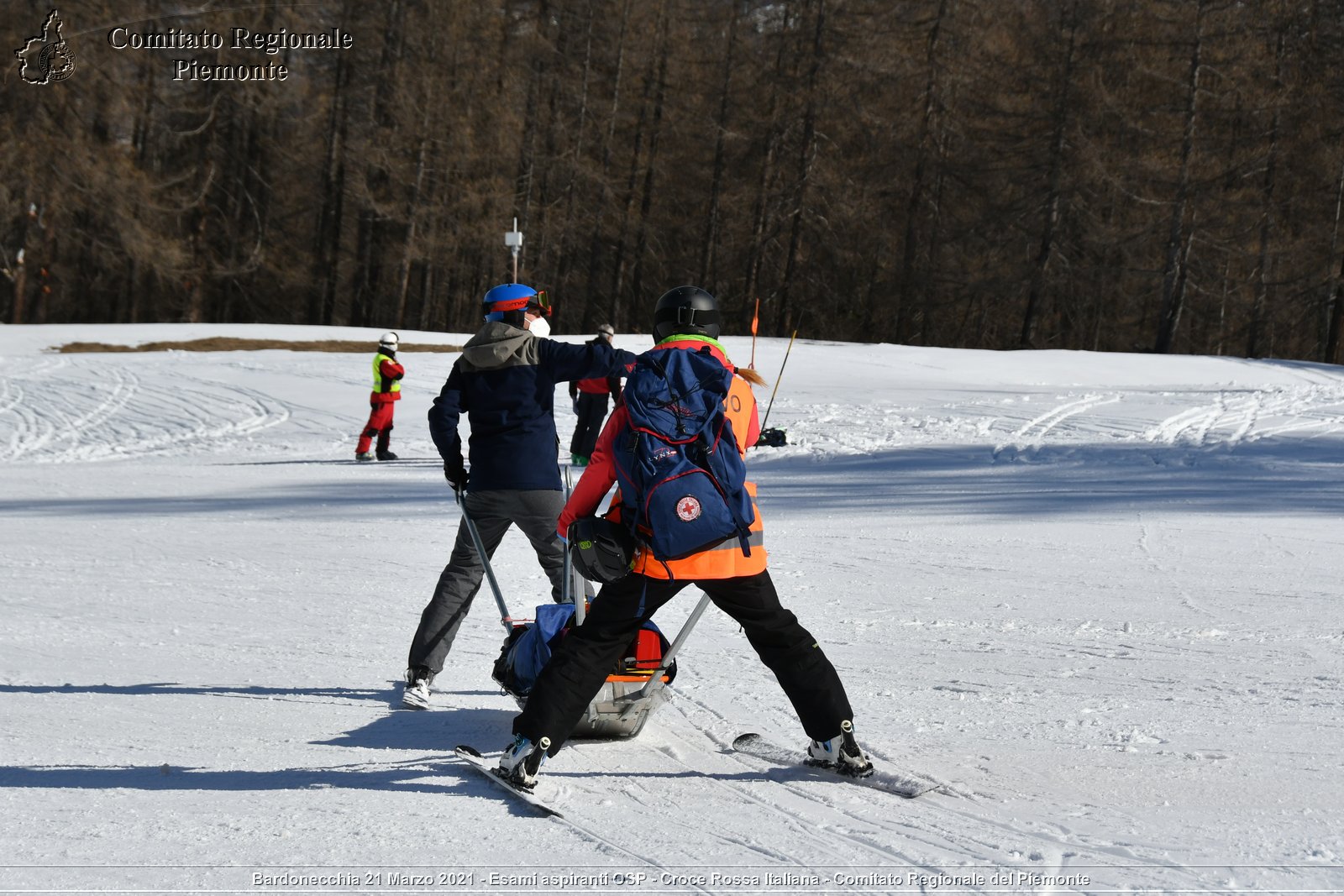 Bardonecchia 21 Marzo 2021 - Esami aspiranti OSP - Croce Rossa Italiana - Comitato Regionale del Piemonte