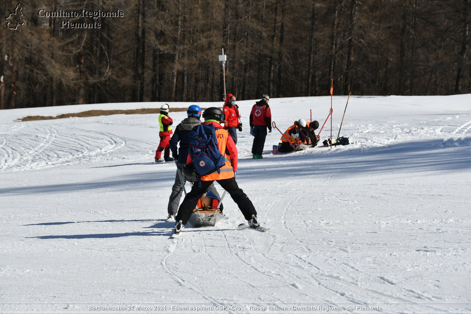 Bardonecchia 21 Marzo 2021 - Esami aspiranti OSP - Croce Rossa Italiana - Comitato Regionale del Piemonte