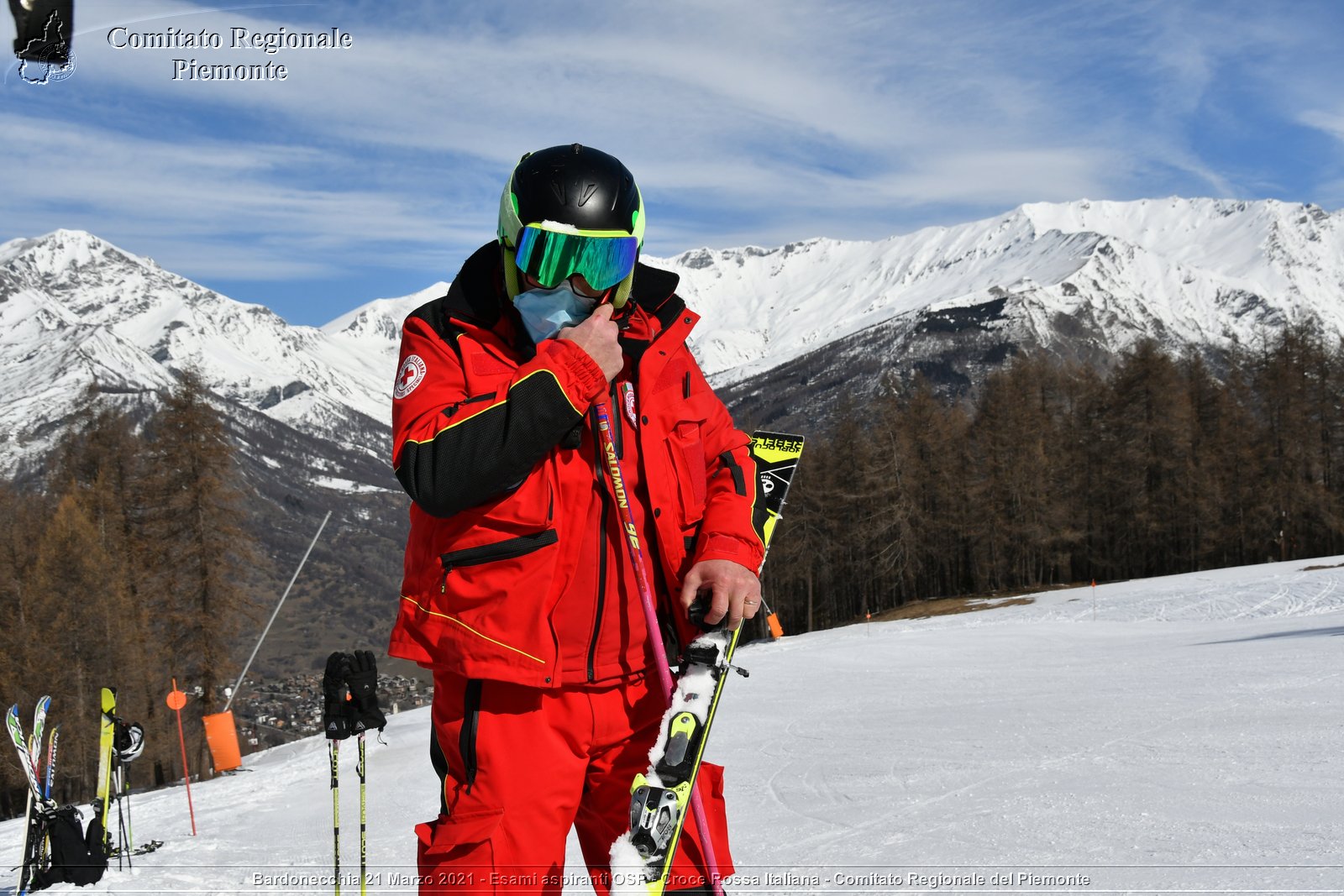 Bardonecchia 21 Marzo 2021 - Esami aspiranti OSP - Croce Rossa Italiana - Comitato Regionale del Piemonte