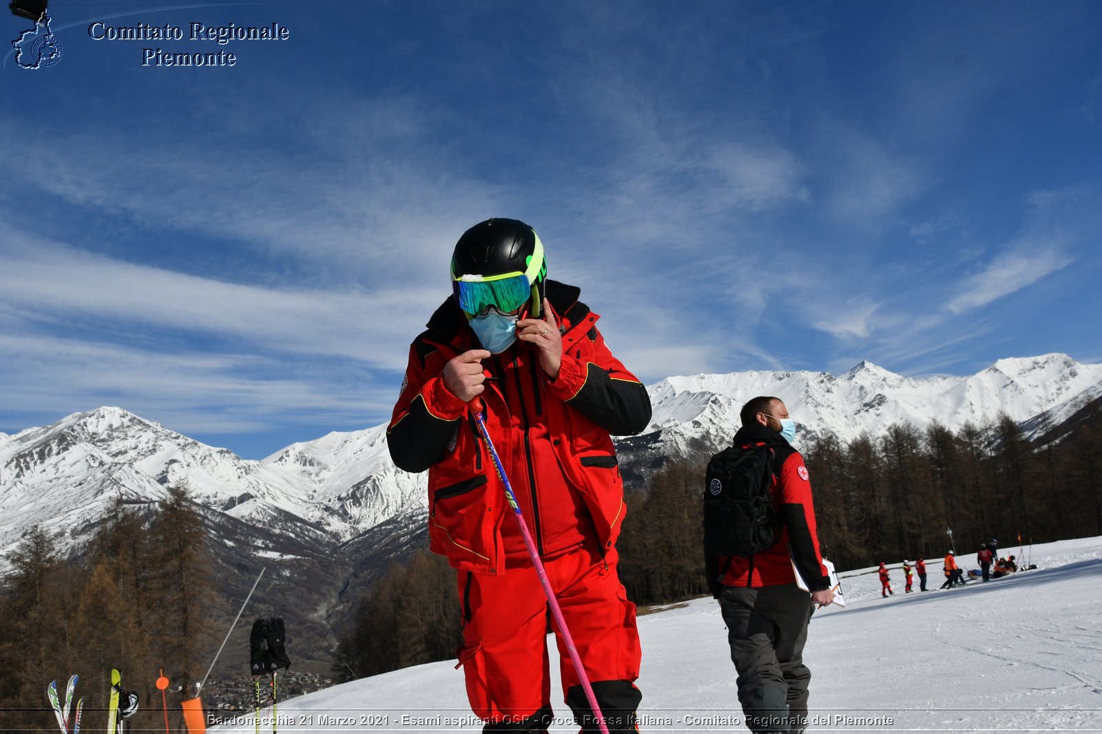 Bardonecchia 21 Marzo 2021 - Esami aspiranti OSP - Croce Rossa Italiana - Comitato Regionale del Piemonte