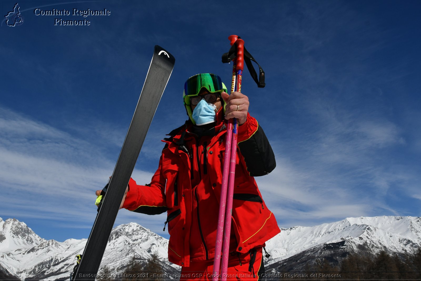 Bardonecchia 21 Marzo 2021 - Esami aspiranti OSP - Croce Rossa Italiana - Comitato Regionale del Piemonte