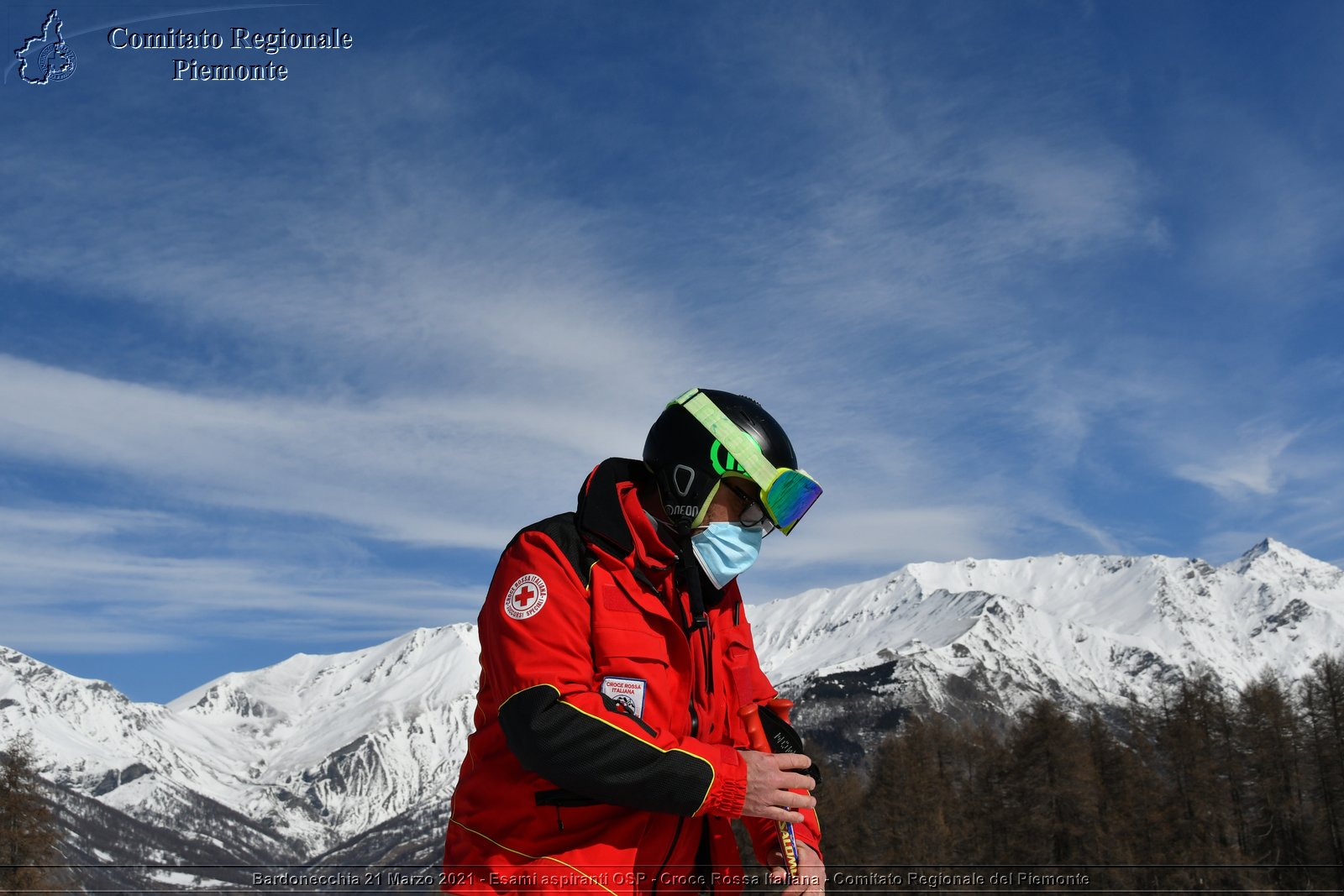 Bardonecchia 21 Marzo 2021 - Esami aspiranti OSP - Croce Rossa Italiana - Comitato Regionale del Piemonte