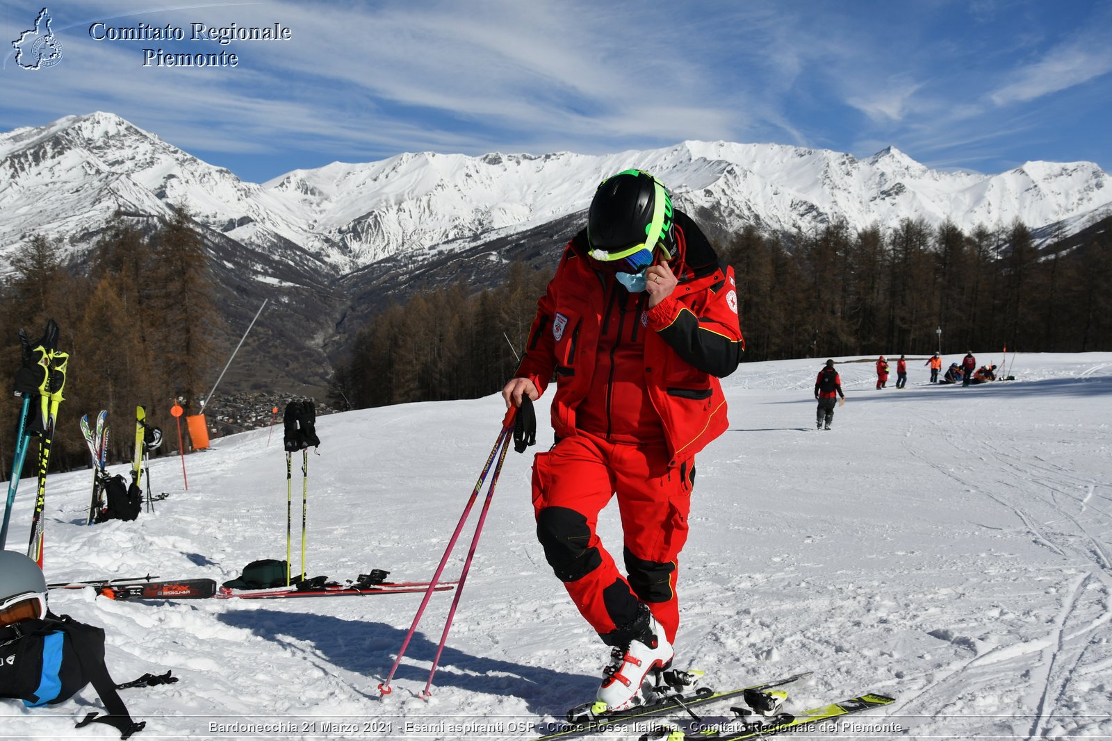 Bardonecchia 21 Marzo 2021 - Esami aspiranti OSP - Croce Rossa Italiana - Comitato Regionale del Piemonte