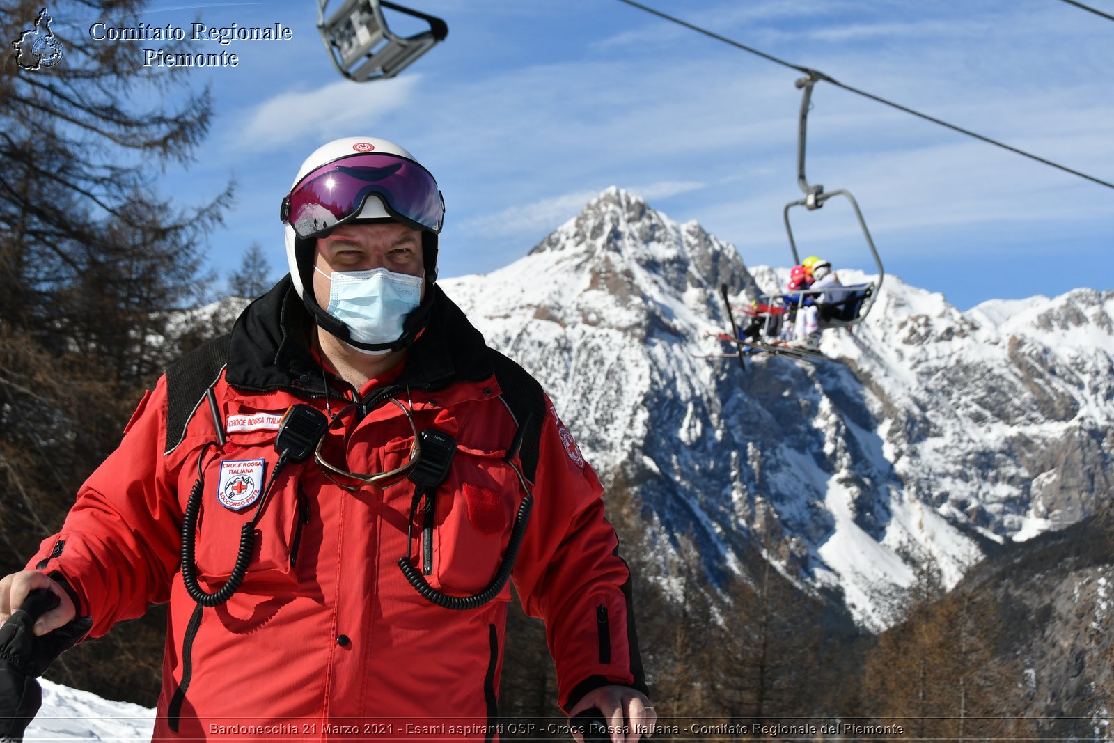 Bardonecchia 21 Marzo 2021 - Esami aspiranti OSP - Croce Rossa Italiana - Comitato Regionale del Piemonte