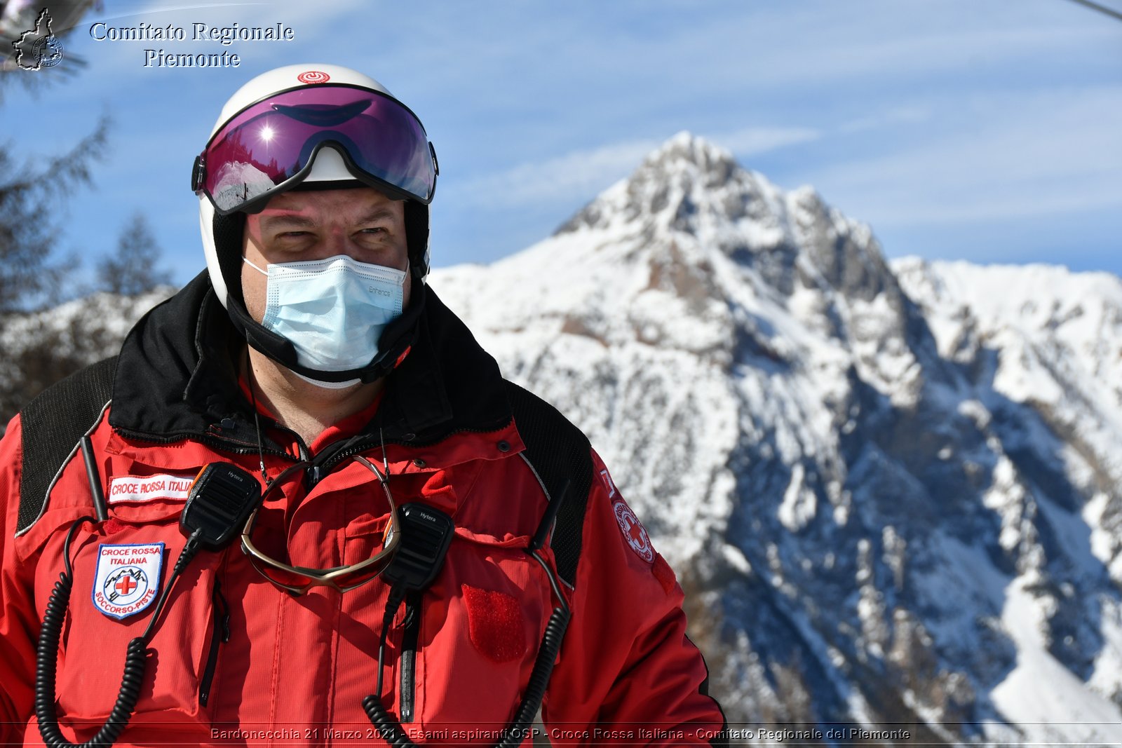 Bardonecchia 21 Marzo 2021 - Esami aspiranti OSP - Croce Rossa Italiana - Comitato Regionale del Piemonte