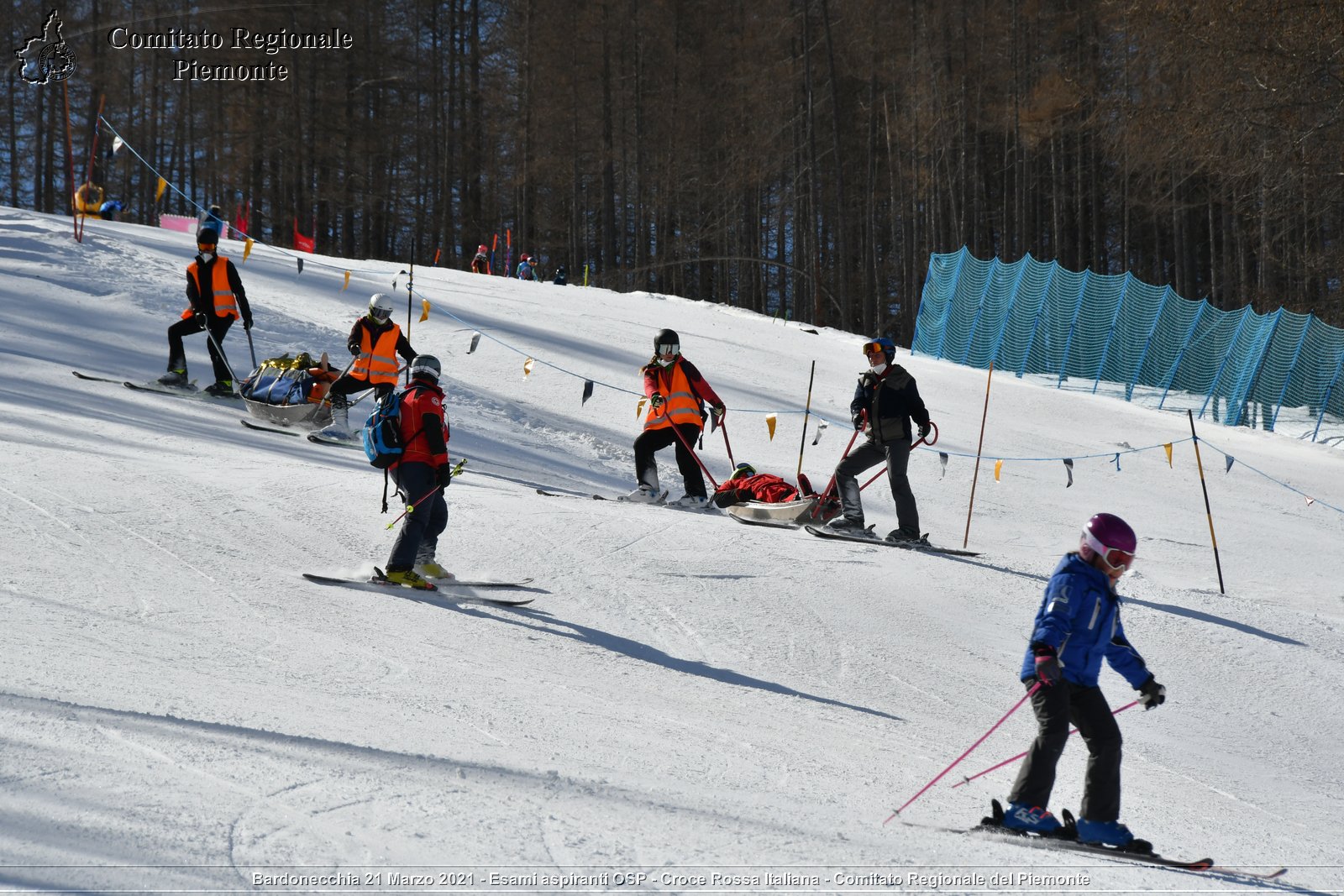 Bardonecchia 21 Marzo 2021 - Esami aspiranti OSP - Croce Rossa Italiana - Comitato Regionale del Piemonte