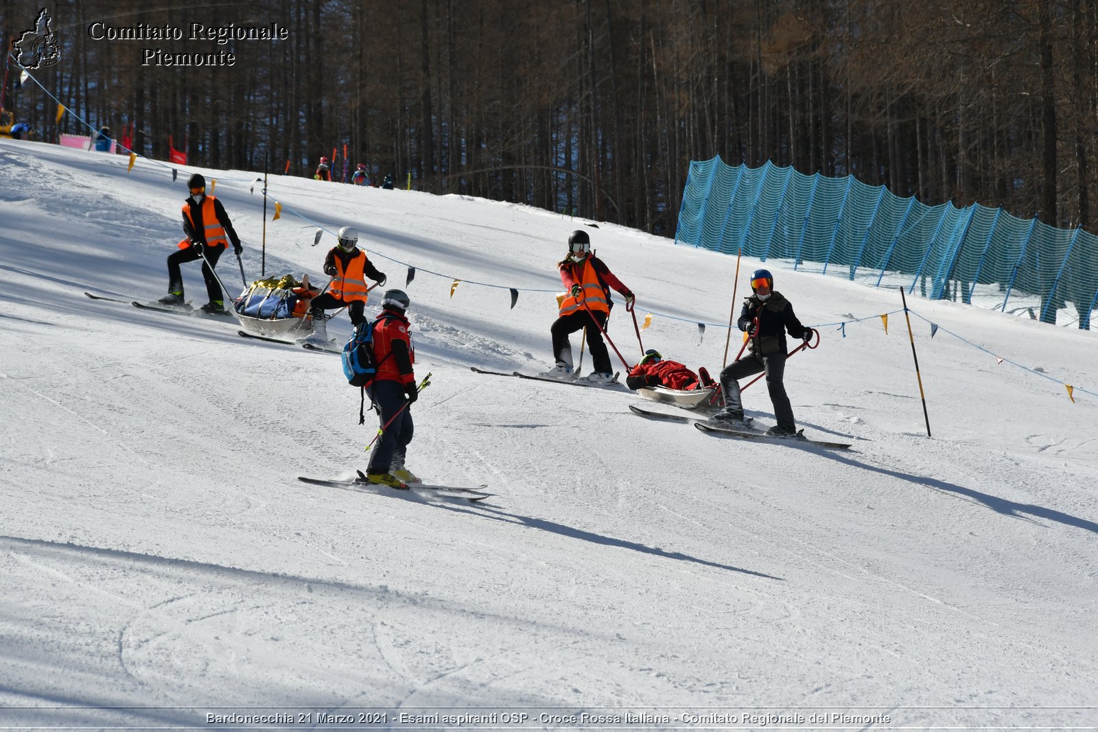 Bardonecchia 21 Marzo 2021 - Esami aspiranti OSP - Croce Rossa Italiana - Comitato Regionale del Piemonte