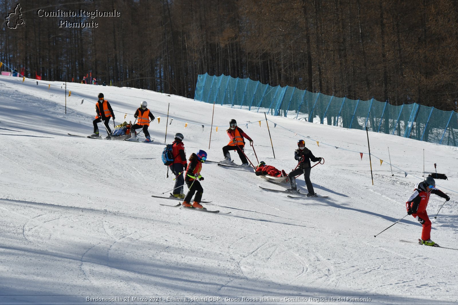 Bardonecchia 21 Marzo 2021 - Esami aspiranti OSP - Croce Rossa Italiana - Comitato Regionale del Piemonte