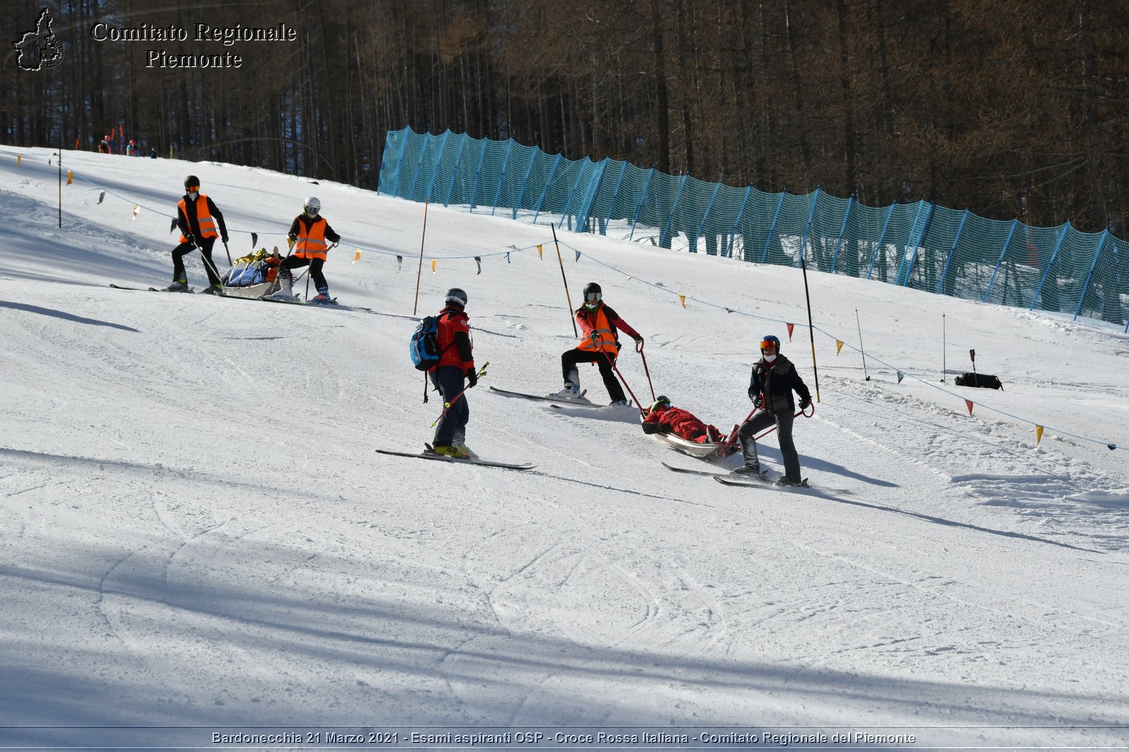 Bardonecchia 21 Marzo 2021 - Esami aspiranti OSP - Croce Rossa Italiana - Comitato Regionale del Piemonte