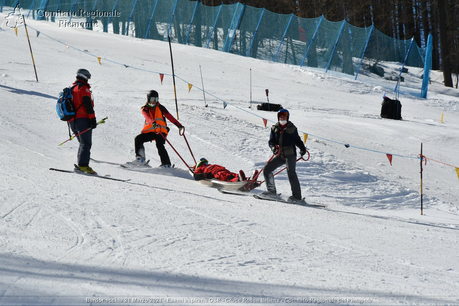 Bardonecchia 21 Marzo 2021 - Esami aspiranti OSP - Croce Rossa Italiana - Comitato Regionale del Piemonte