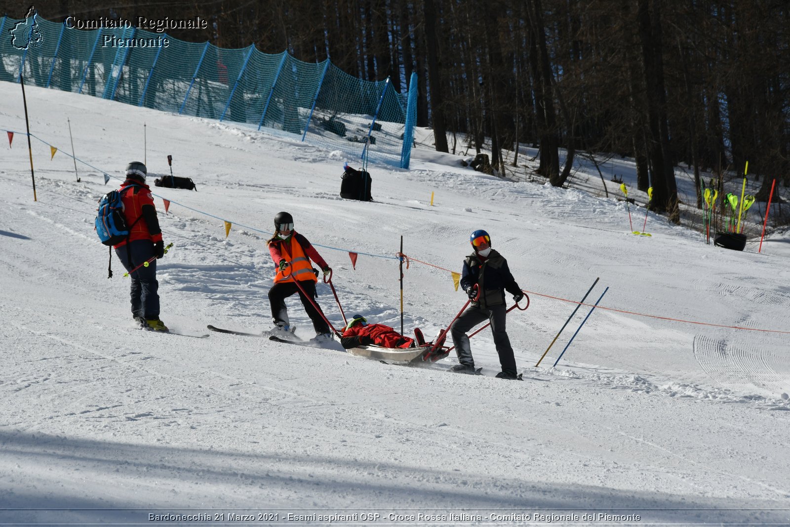 Bardonecchia 21 Marzo 2021 - Esami aspiranti OSP - Croce Rossa Italiana - Comitato Regionale del Piemonte