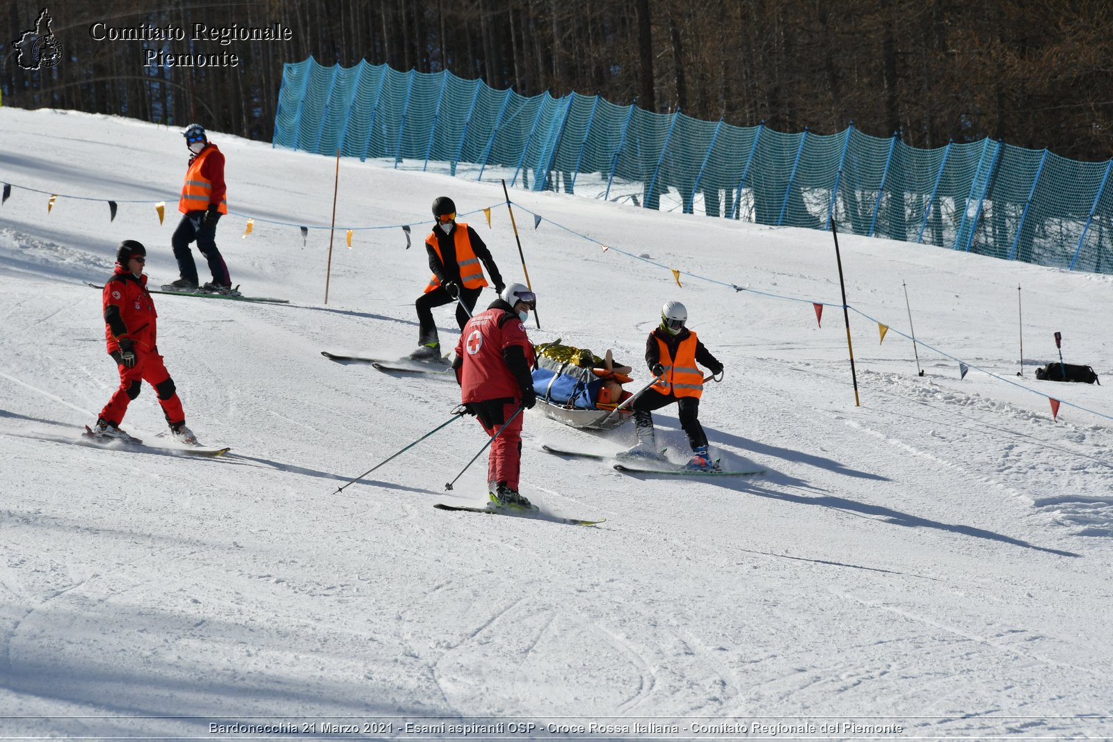 Bardonecchia 21 Marzo 2021 - Esami aspiranti OSP - Croce Rossa Italiana - Comitato Regionale del Piemonte