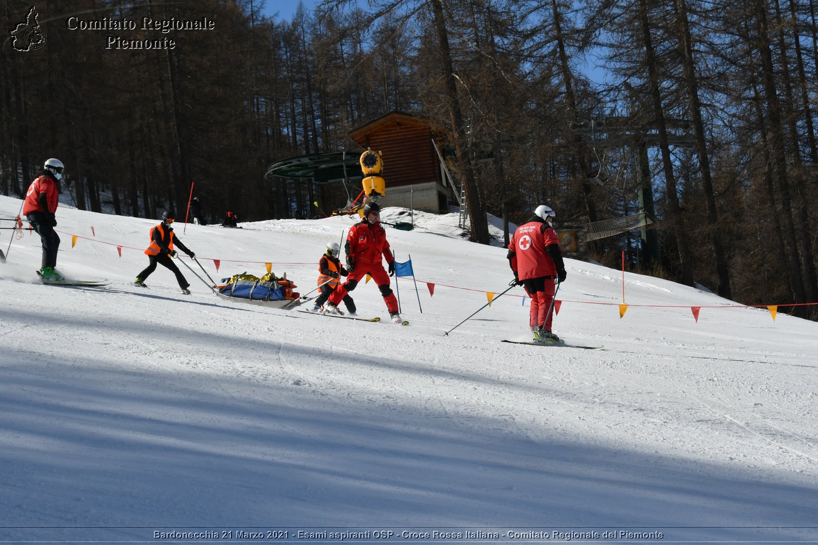 Bardonecchia 21 Marzo 2021 - Esami aspiranti OSP - Croce Rossa Italiana - Comitato Regionale del Piemonte