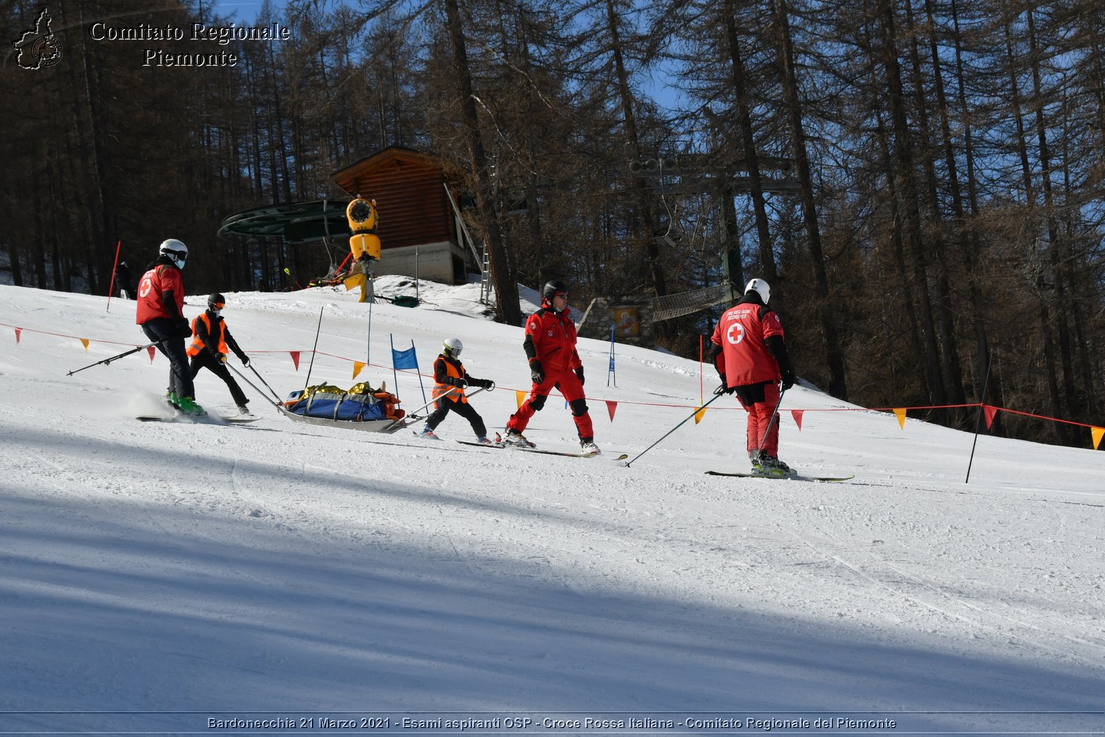 Bardonecchia 21 Marzo 2021 - Esami aspiranti OSP - Croce Rossa Italiana - Comitato Regionale del Piemonte