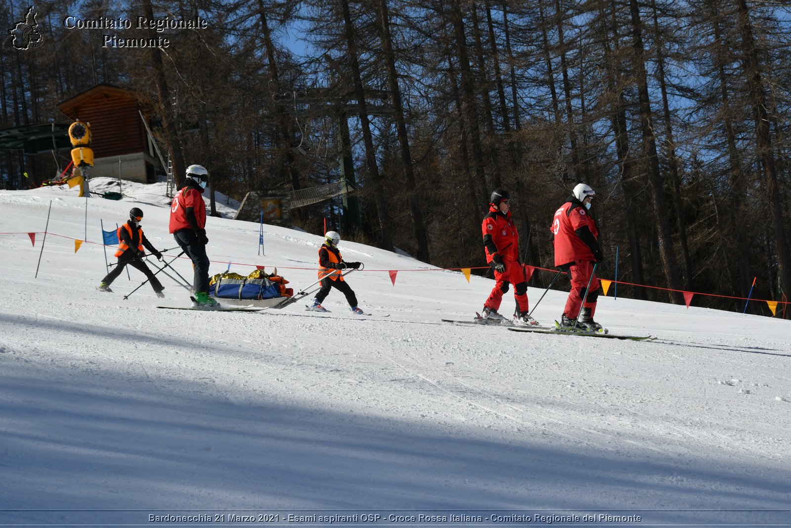 Bardonecchia 21 Marzo 2021 - Esami aspiranti OSP - Croce Rossa Italiana - Comitato Regionale del Piemonte