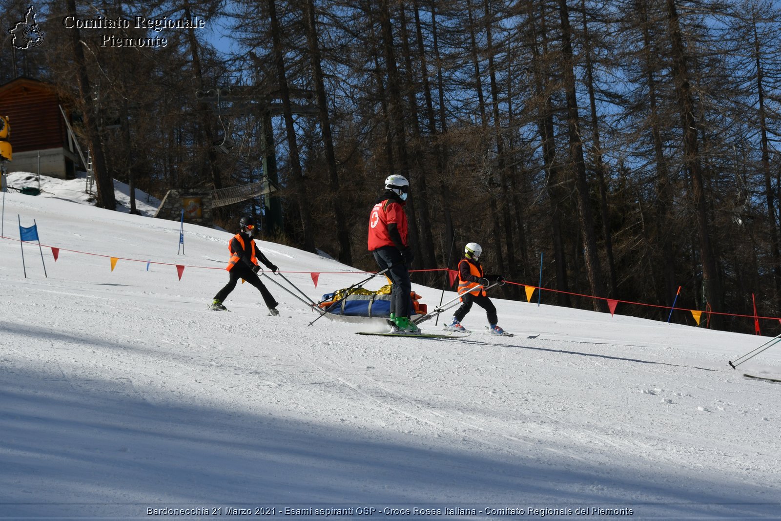 Bardonecchia 21 Marzo 2021 - Esami aspiranti OSP - Croce Rossa Italiana - Comitato Regionale del Piemonte