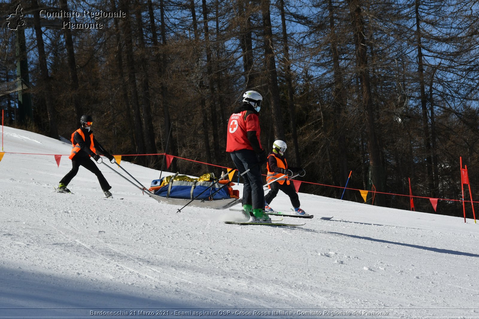 Bardonecchia 21 Marzo 2021 - Esami aspiranti OSP - Croce Rossa Italiana - Comitato Regionale del Piemonte