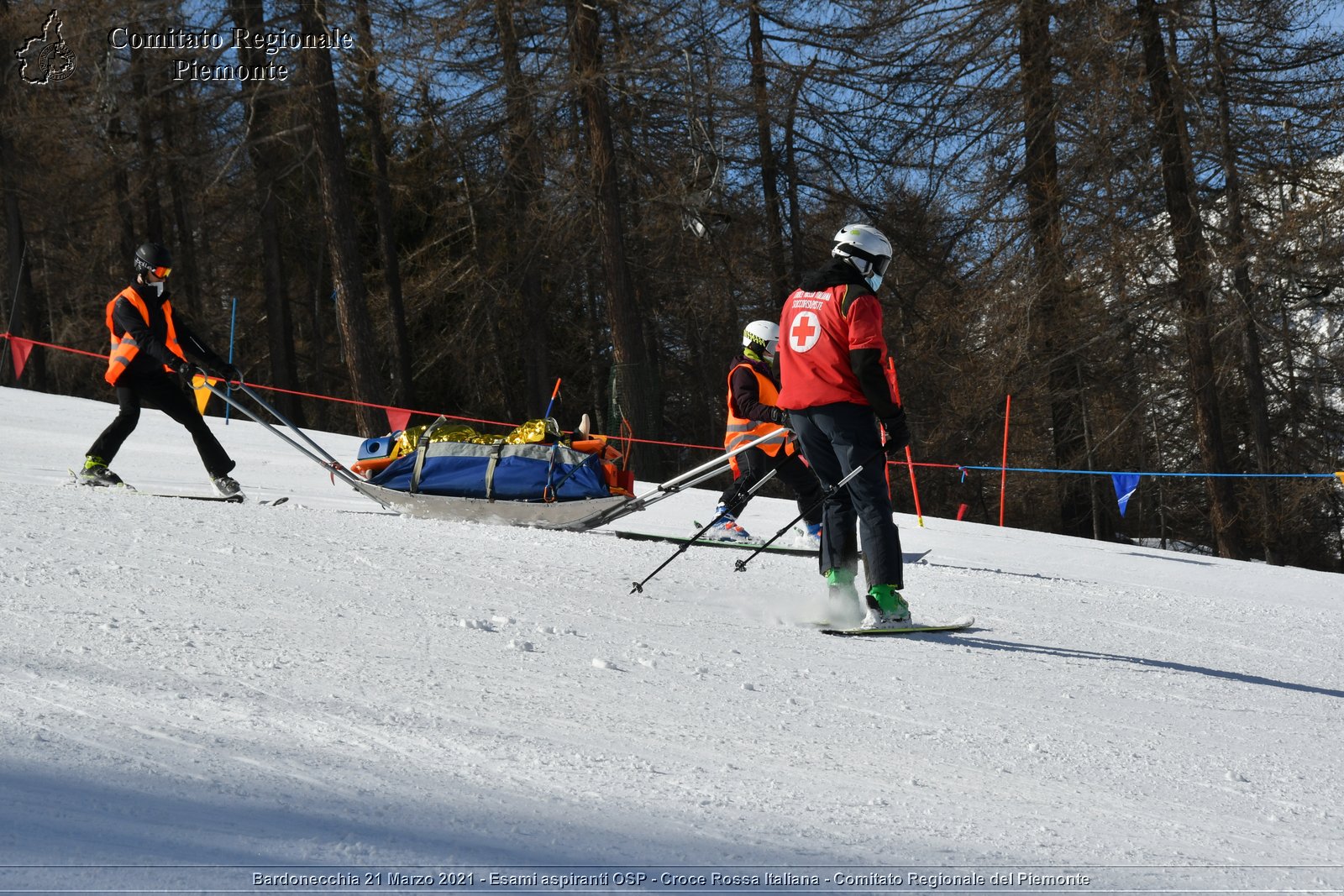 Bardonecchia 21 Marzo 2021 - Esami aspiranti OSP - Croce Rossa Italiana - Comitato Regionale del Piemonte