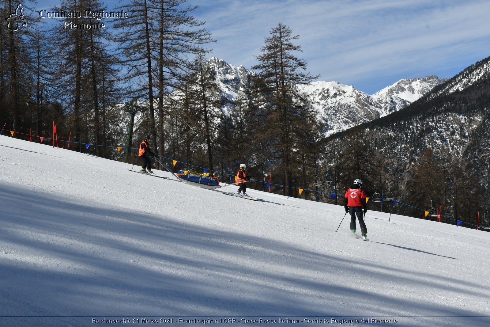 Bardonecchia 21 Marzo 2021 - Esami aspiranti OSP - Croce Rossa Italiana - Comitato Regionale del Piemonte