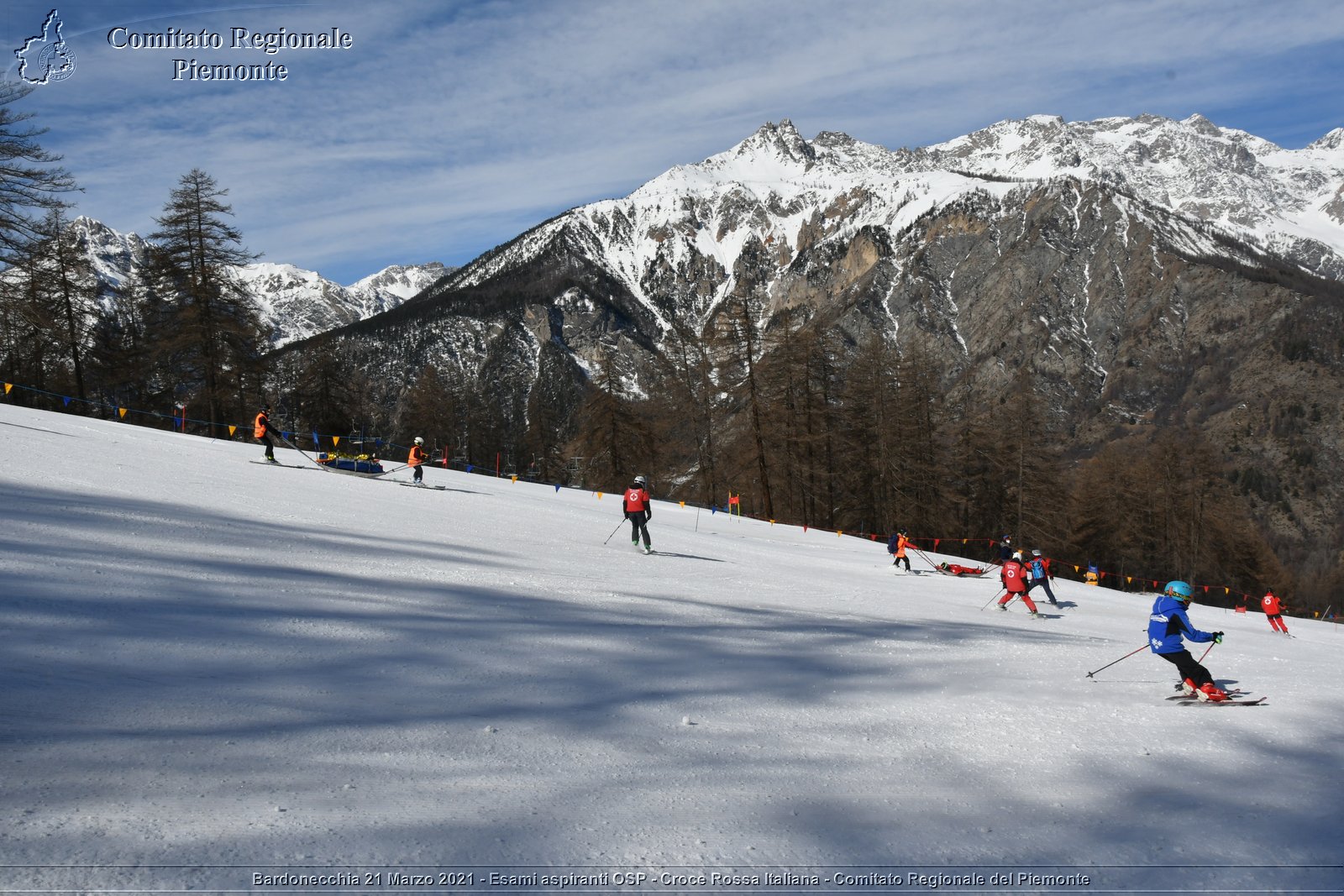 Bardonecchia 21 Marzo 2021 - Esami aspiranti OSP - Croce Rossa Italiana - Comitato Regionale del Piemonte